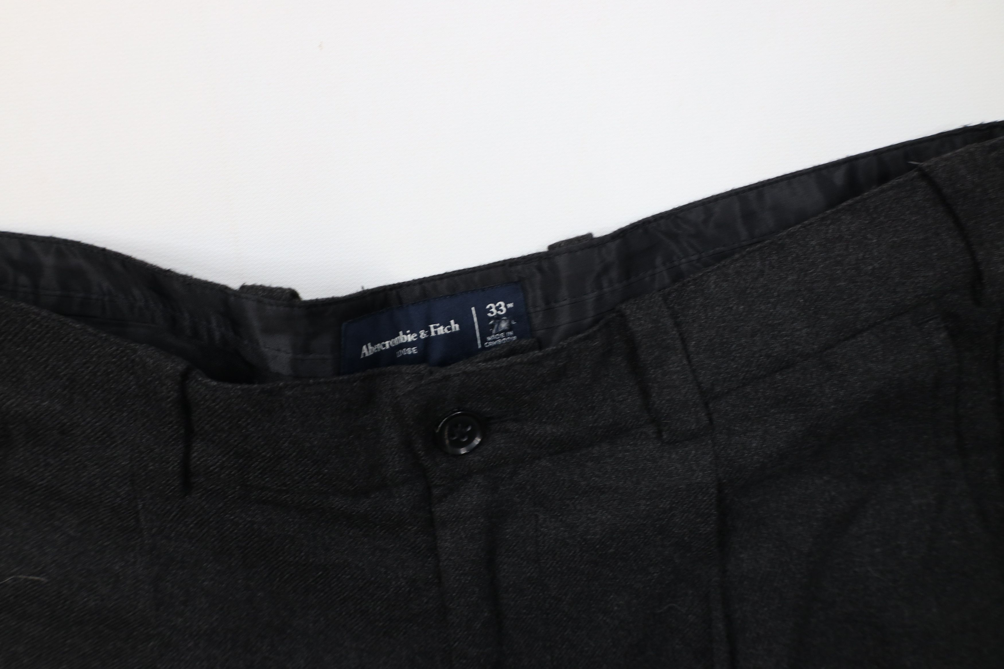 Abercrombie & Fitch Vintage Y2K Abercrombie & Fitch Chino Pants Trousers Gray Size US 33 - 6 Thumbnail
