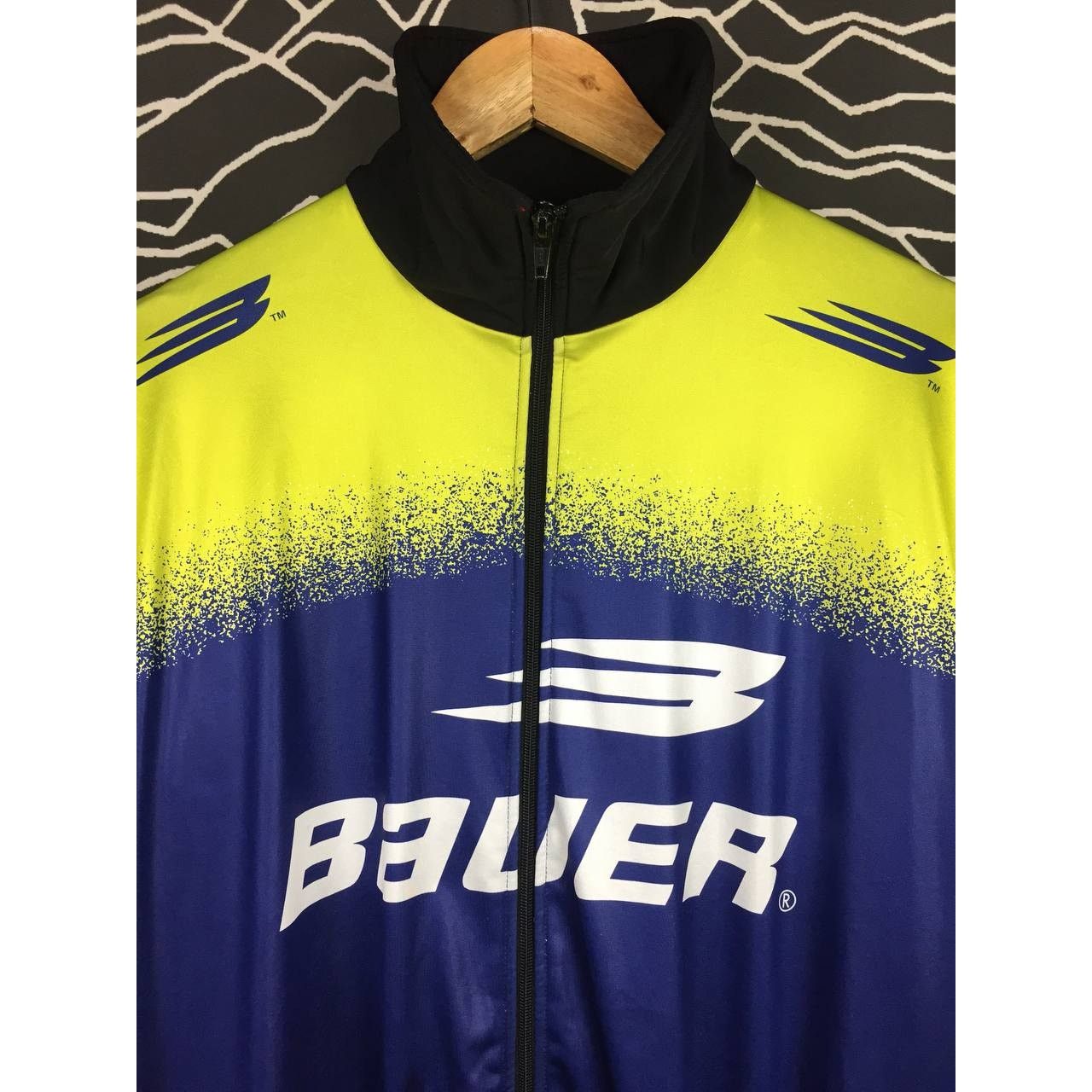 NHL × Vintage Vtg Bauer Hockey Brand Athletic Sports Jacket Size US M / EU 48-50 / 2 - 3 Thumbnail
