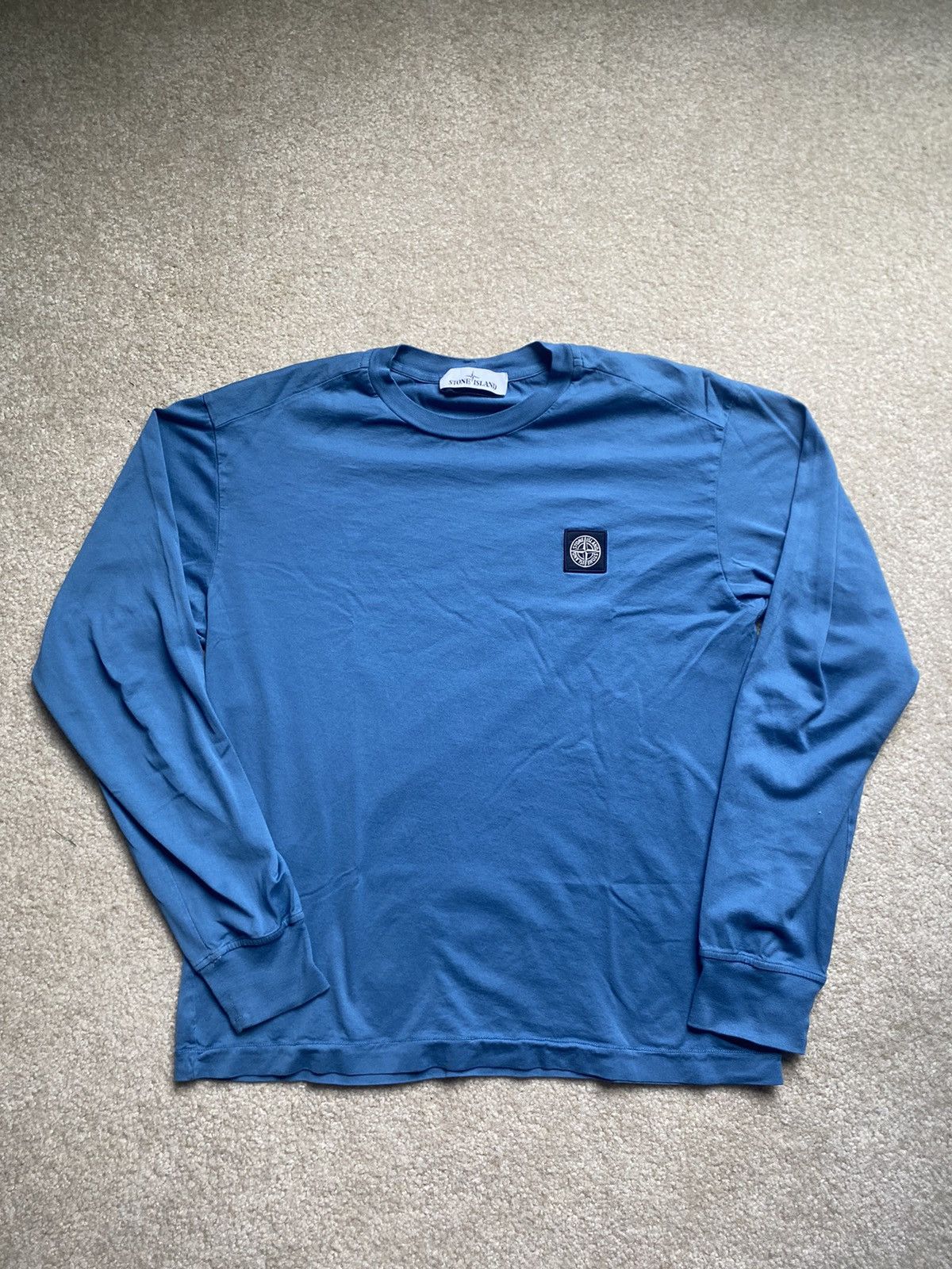 Stone Island Stone Island Long Sleeve Patch Tee Size US M / EU 48-50 / 2 - 1 Thumbnail
