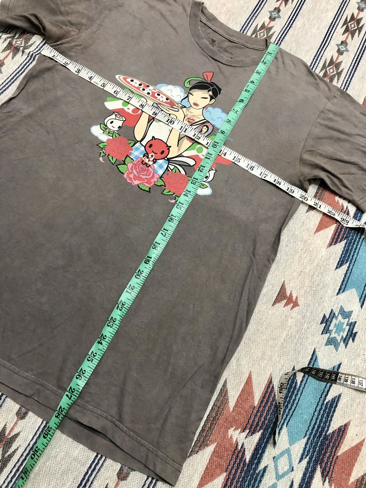 tokidoki FADED GRAY TOKIDOKI USA TSHIRT Size US M / EU 48-50 / 2 - 6 Thumbnail