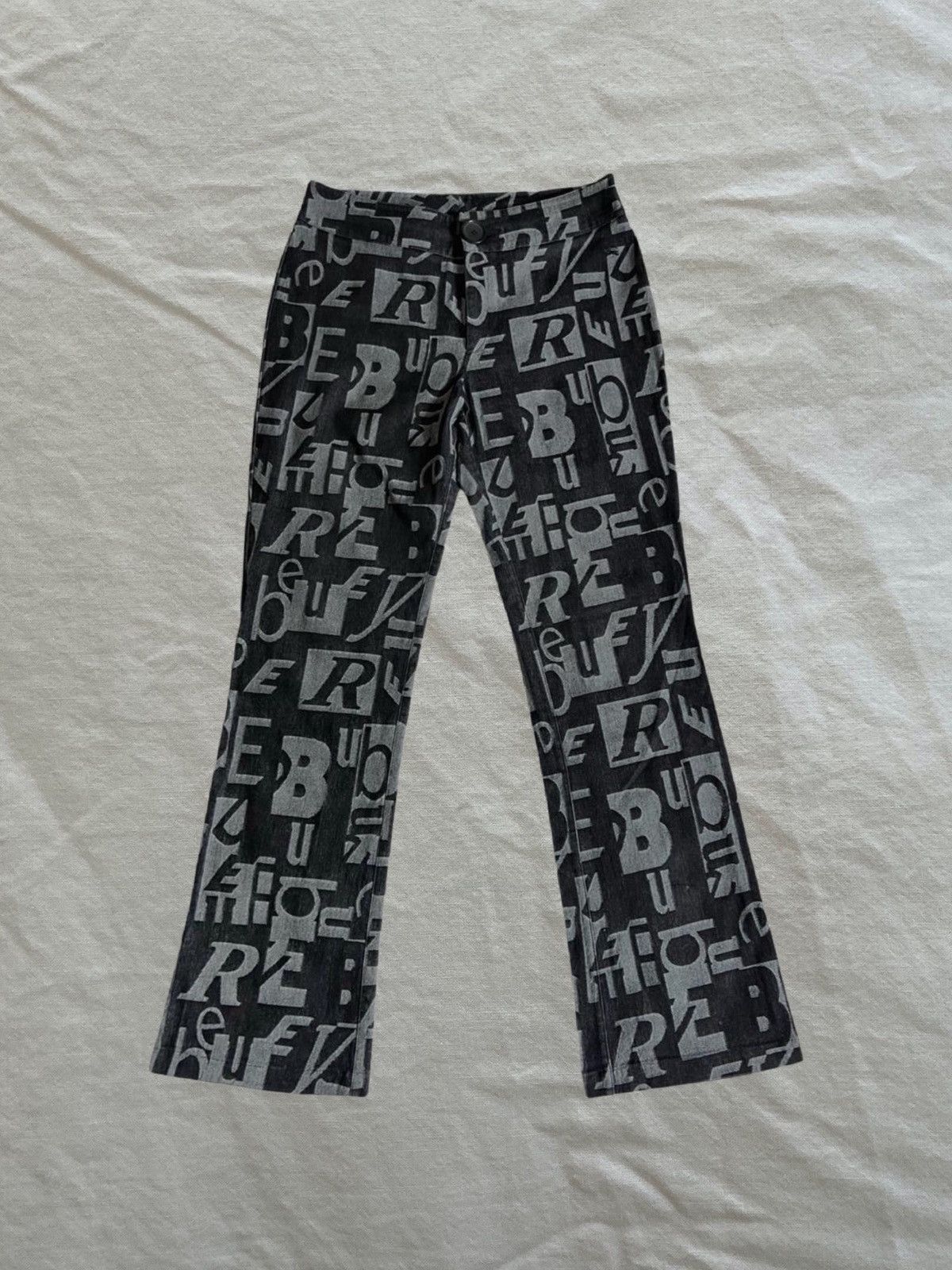 L7 real hip 編み込み boots cut denim archive Bootcut jeans Gallery Dept Grey size 29 US in Denim - Jeans