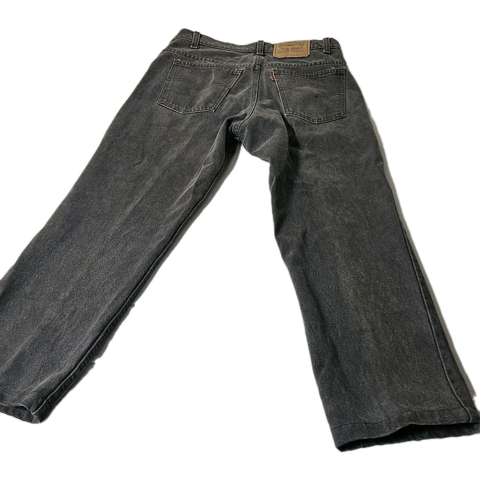 Levi's Vintage ORANGE TAG Levi’s 509 Black USA W32 X L27 Faded Size US 32 / EU 48 - 4 Thumbnail