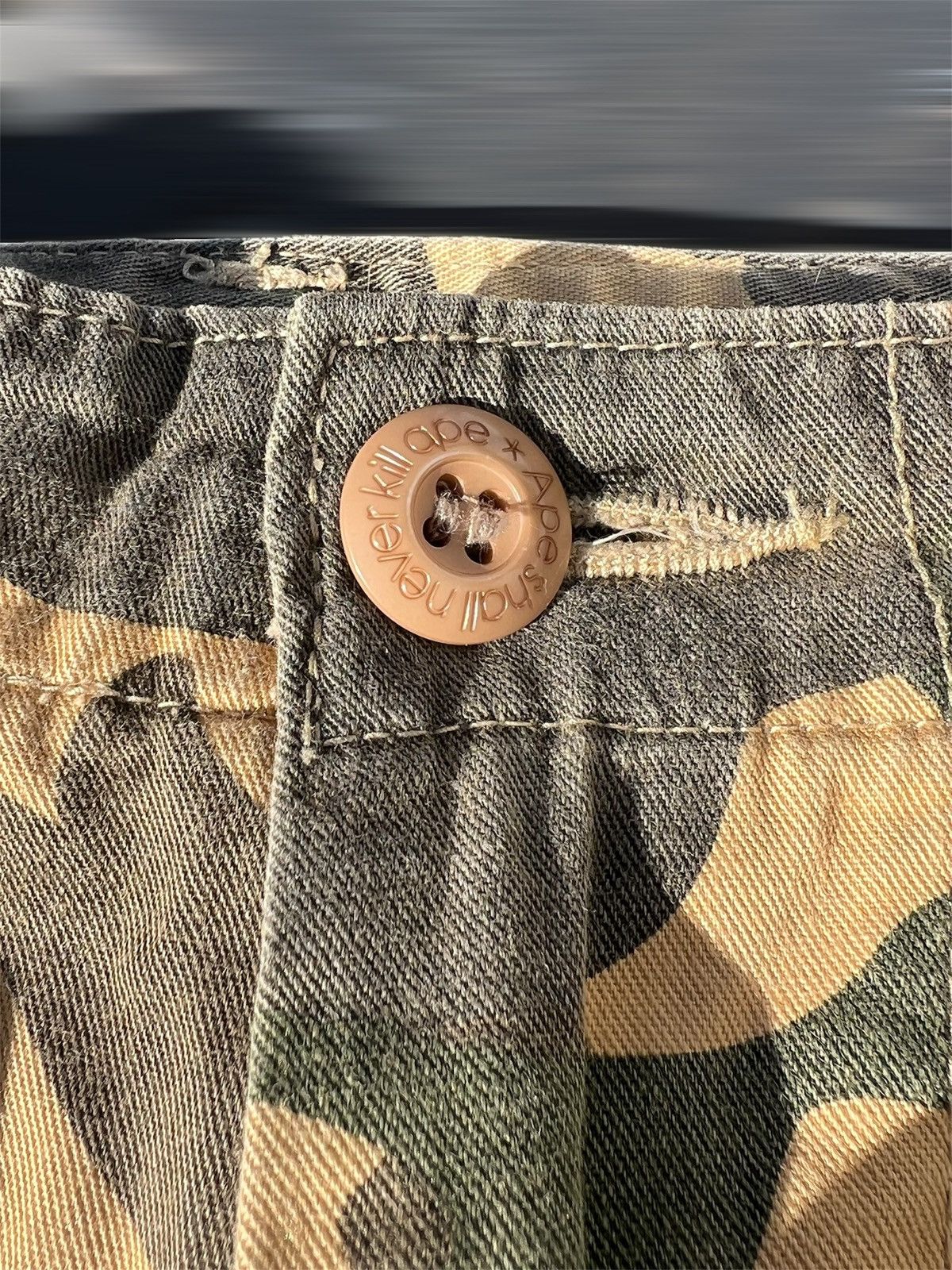 Bape O.G Yellow Camo Cargo Pants Size US 32 / EU 48 - 5 Thumbnail