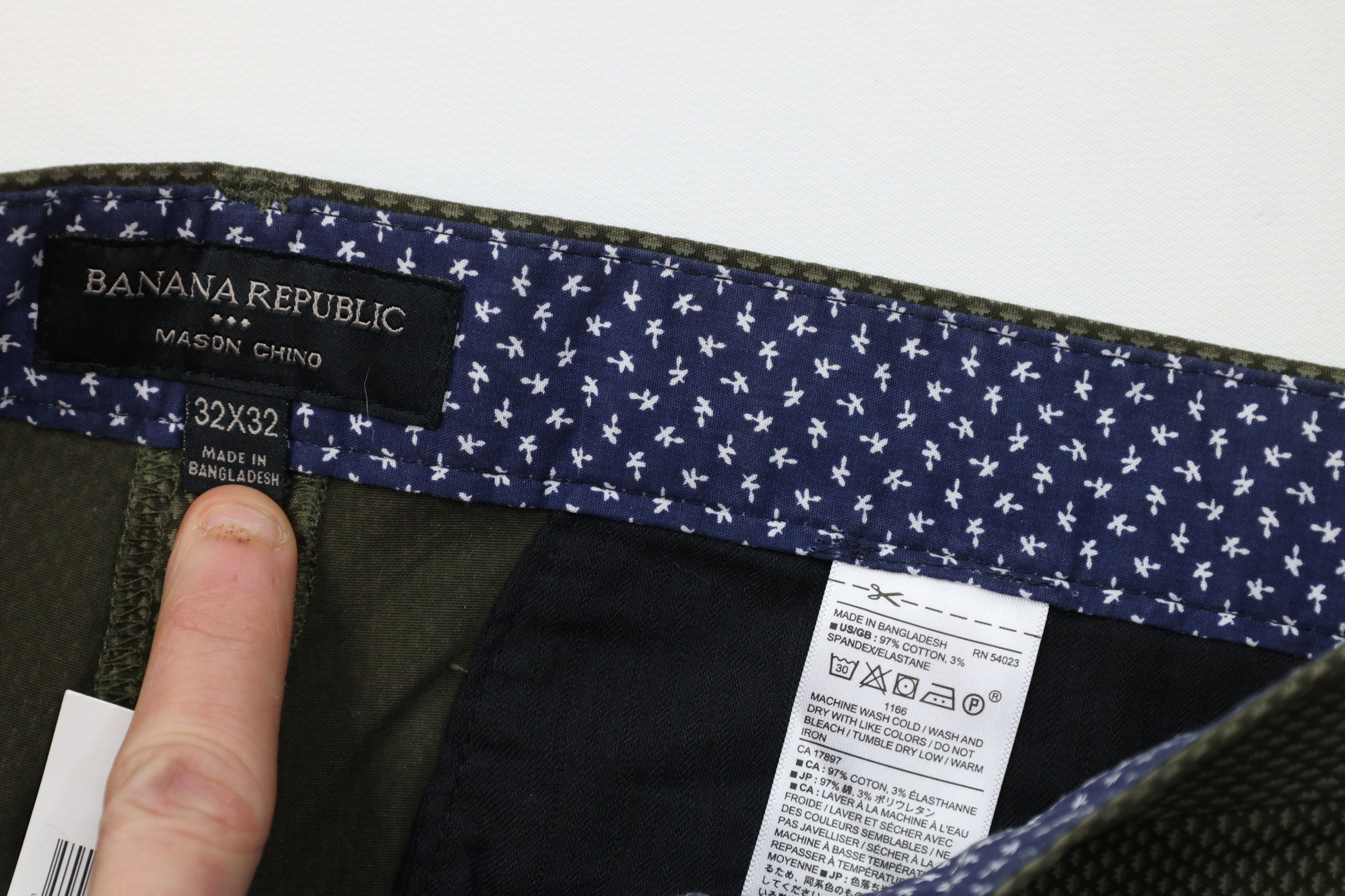 Banana Republic New Banana Republic Mason Summer Weight Chino Pants Green Size US 32 / EU 48 - 9 Thumbnail