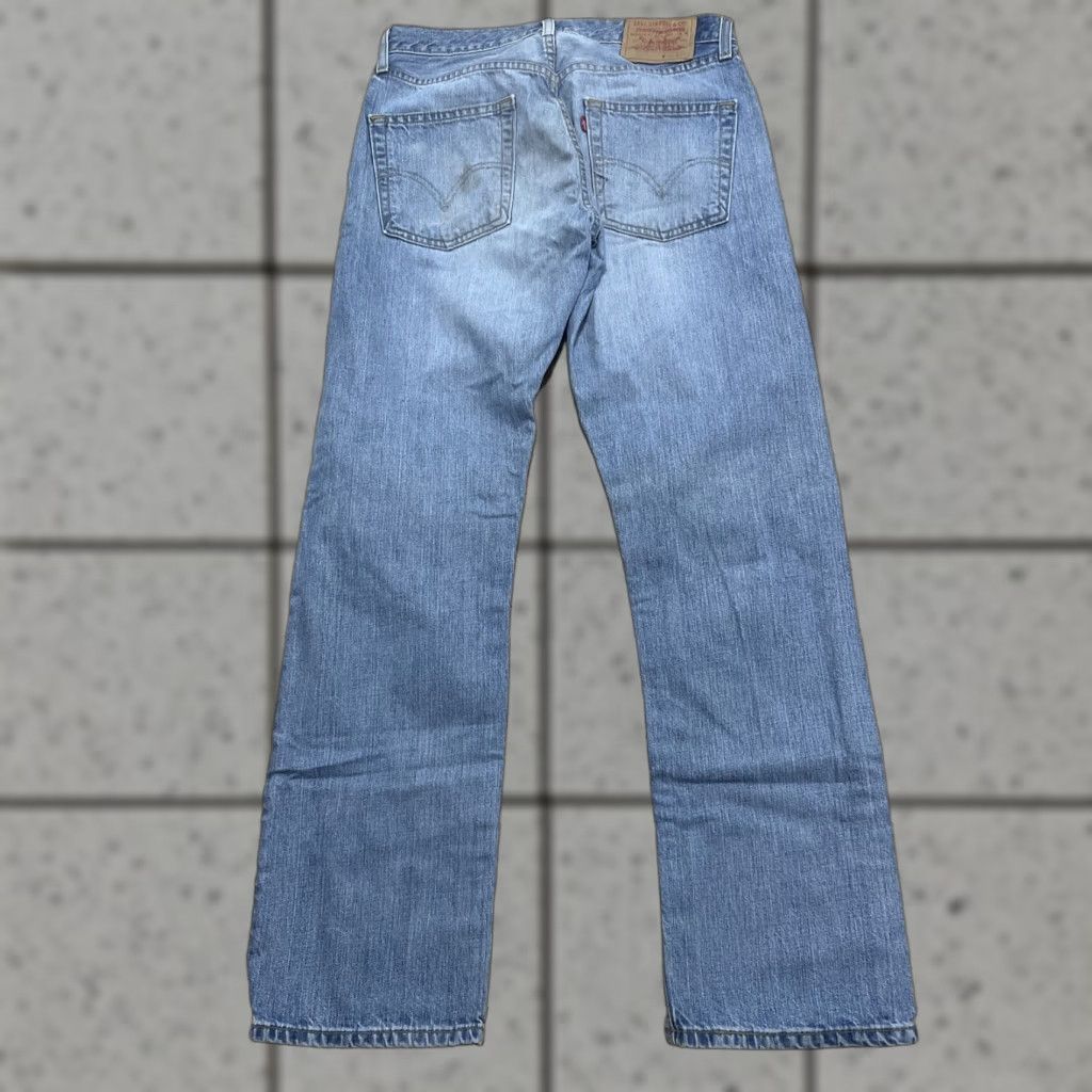 Levi's VINTAGE Levi's 501xx Jeans Men 32 Streetwear Paint Grunge Rivet Blue 30x32 Jeans Mens Blue 501xx Y2K Streetwear Distressed Button Fly Size US 32 / EU 48 - 1 Thumbnail