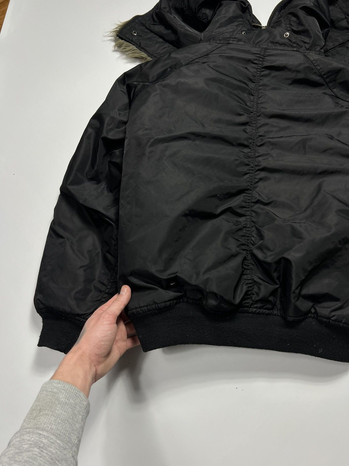 Schott Fur Hood Attached Scott N-2B Cropped Fligh Bomber Jacket Size US S / EU 44-46 / 1 - 18 Thumbnail