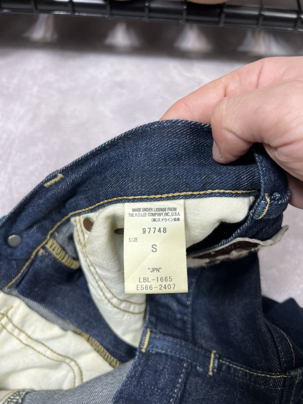 Lee Vintage Junya Watanabe Style Lee Japanese Jeans Size US 30 / EU 46 - 6 Thumbnail