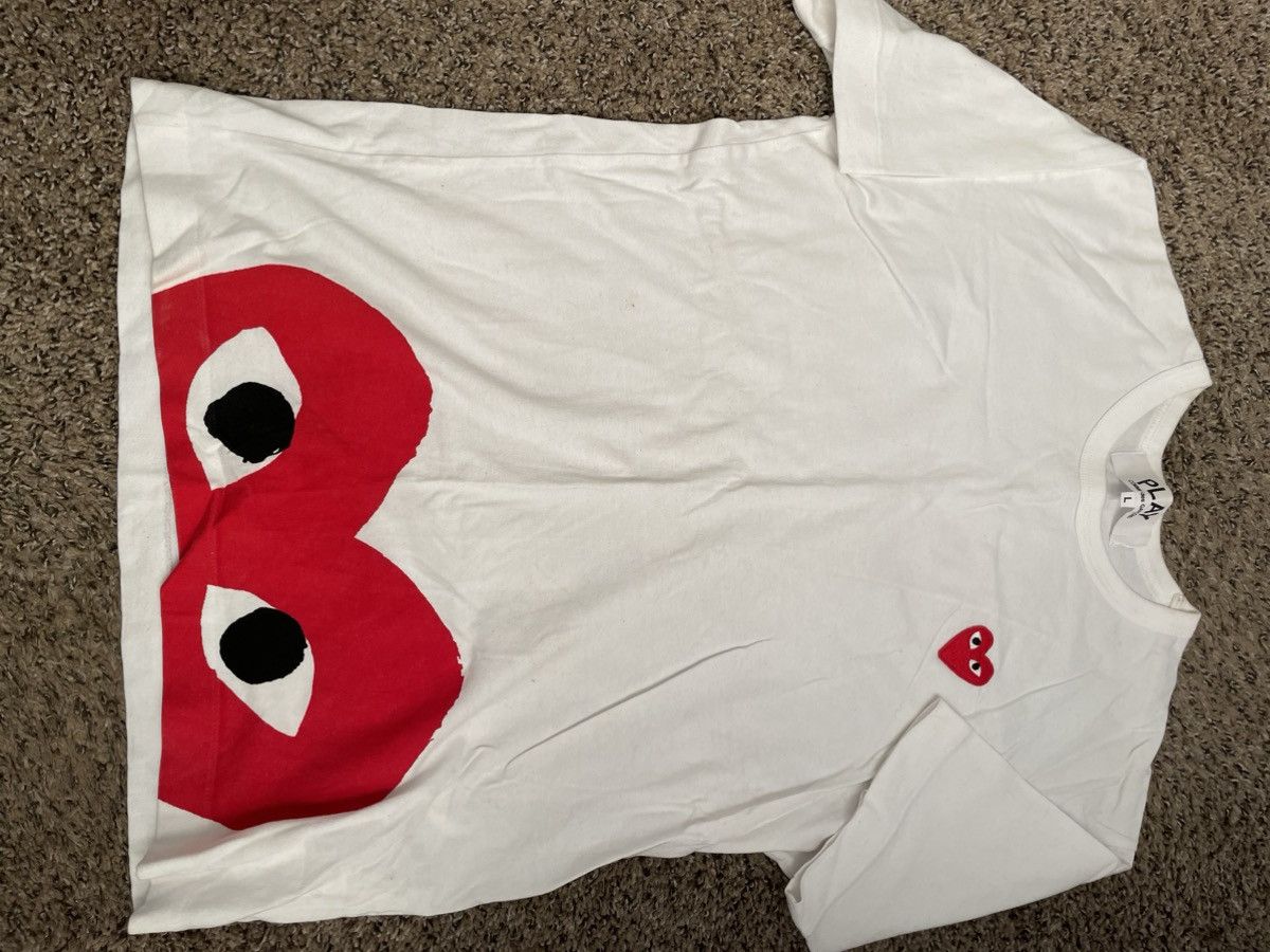 Comme des Garcons Comme des garcons red and white t-shirt Size US L / EU 52-54 / 3 - 1 Thumbnail