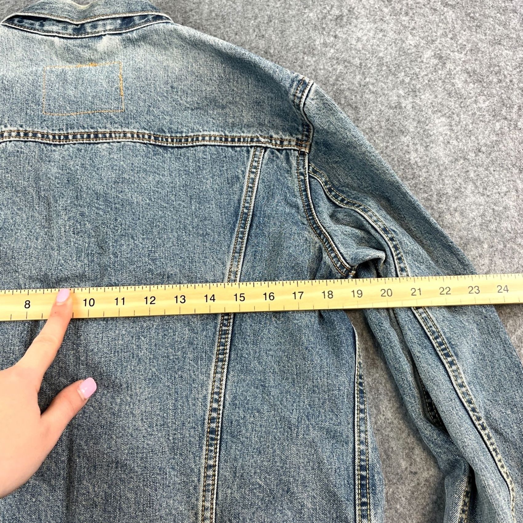 Levi's Levi's Mens Denim Jacket Medium Blue Premium Big E Light Wash Blue Workwear Jacket Size US M / EU 48-50 / 2 - 3 Thumbnail