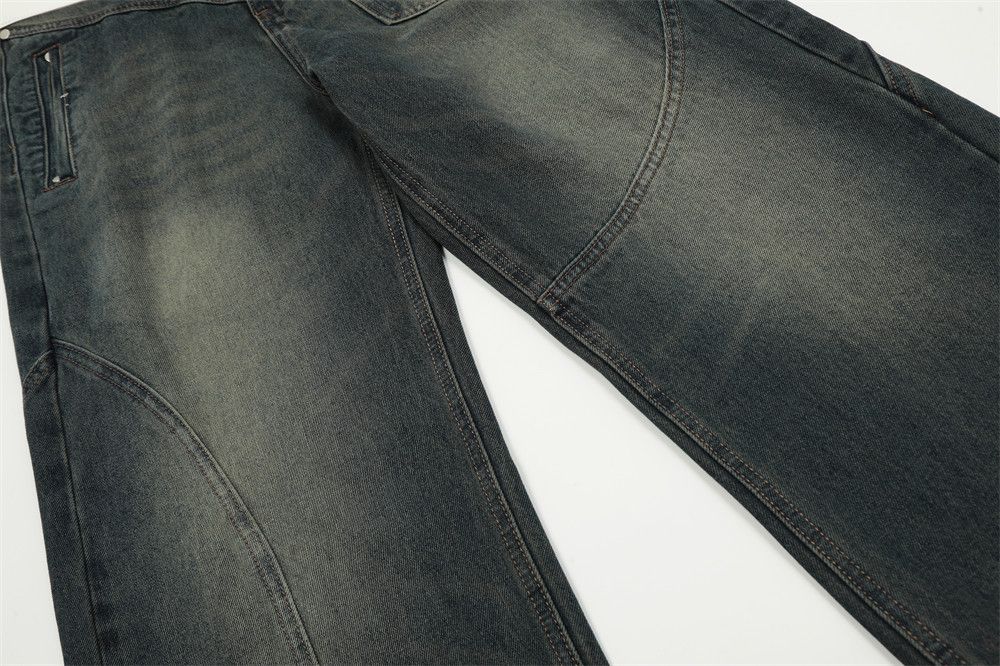 Japanese Brand Men's washed gradient cargo jeans y2k Size US 32 / EU 48 - 6 Thumbnail