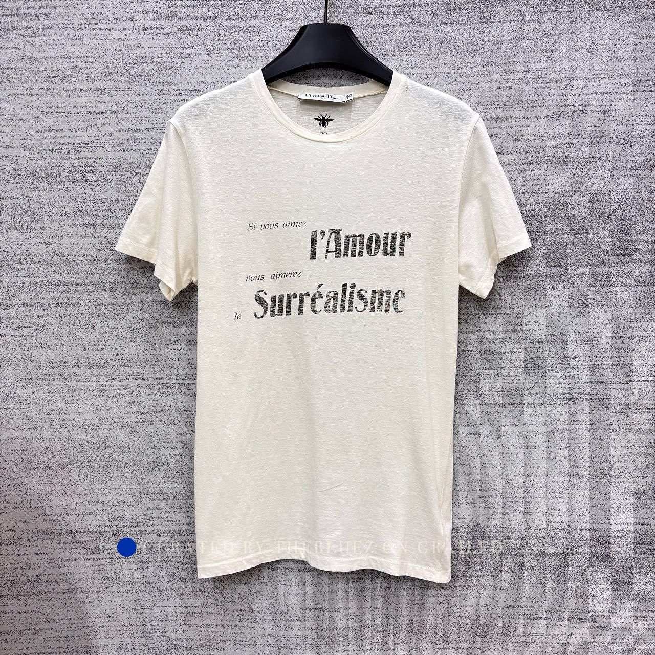 Dior Graphic White T-Shirt with Elegant Design Size US S / EU 44-46 / 1 - 1 Thumbnail
