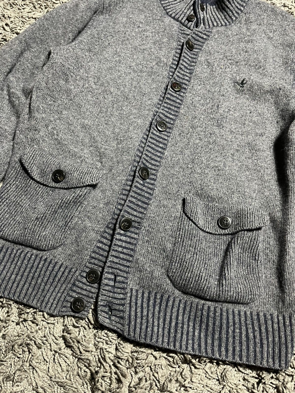 Brooksfield BROOKSFIELD WOOL CARDIGAN KNITTED SOLID COLOR RRP 395$ Size US M / EU 48-50 / 2 - 2 Thumbnail