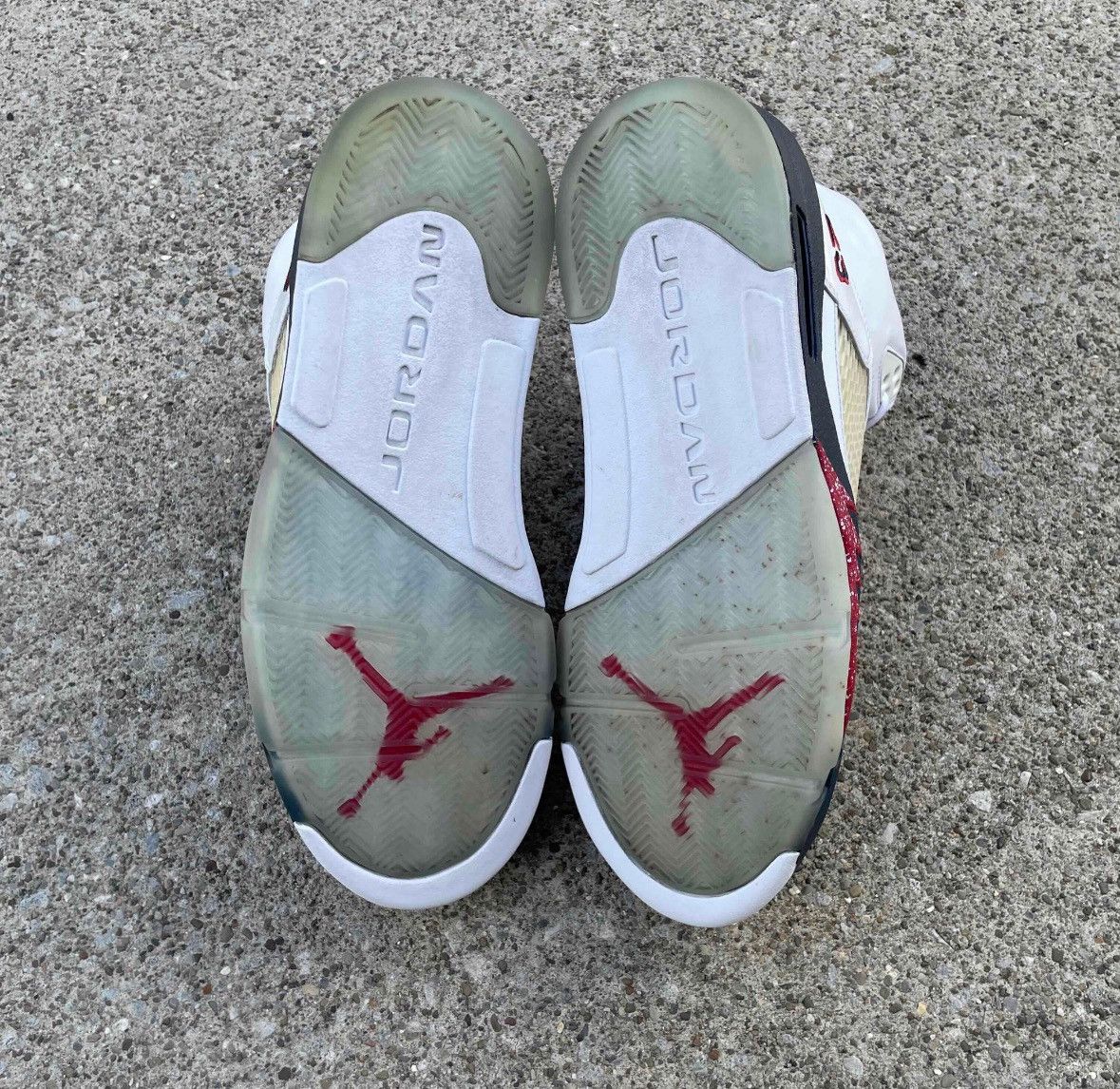 Jordan Brand Size 12-Jordan 5 Independence Day 2011 No Box Lightly Worn Size US 12 / EU 45 - 9 Thumbnail