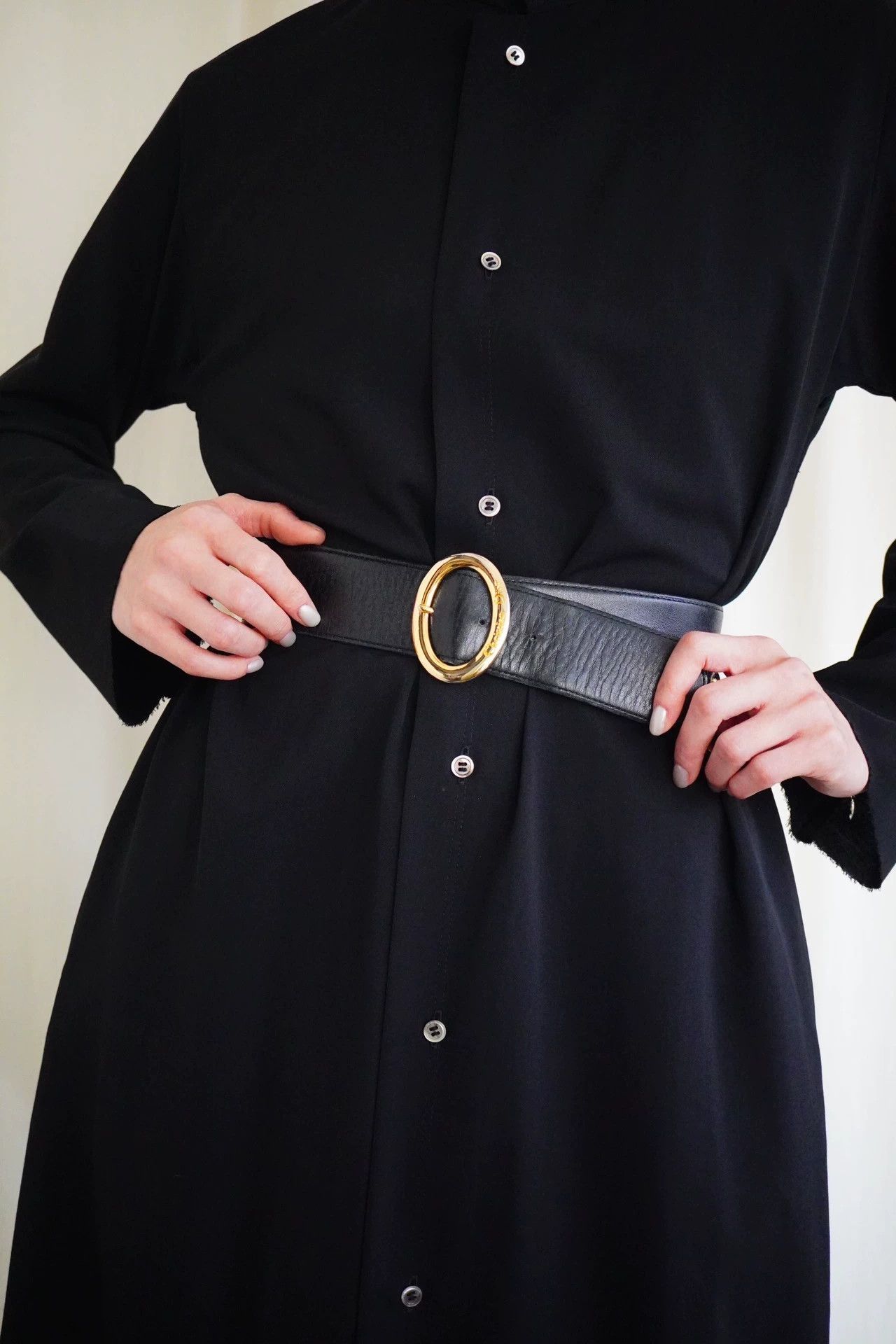 Christian Louboutin Christian Dior 1980s Rare Circle Wide Belt Size ONE SIZE - 1 Thumbnail