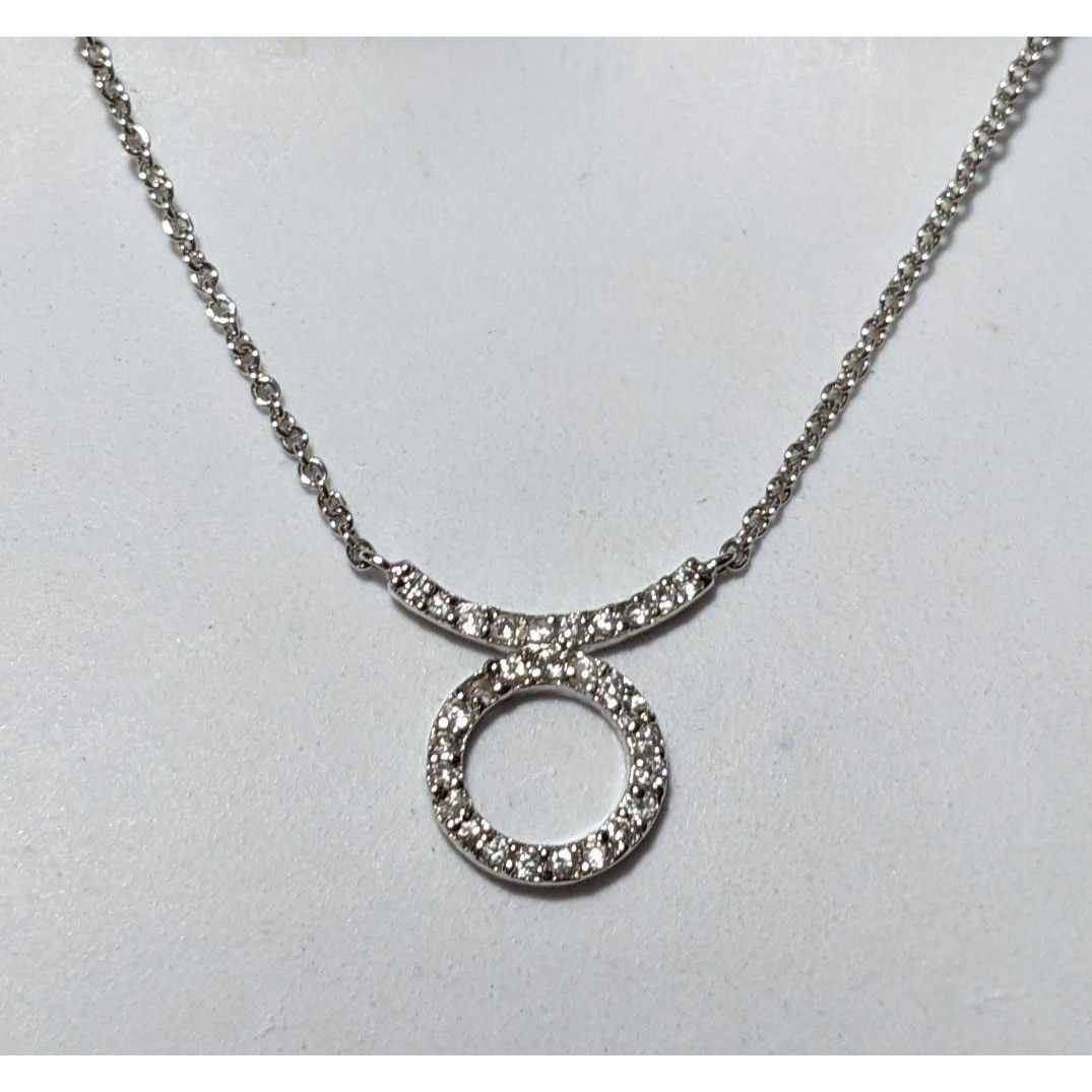 Other Sterling Silver Gemmed Taurus Pendant Necklace Size ONE SIZE - 7 Thumbnail