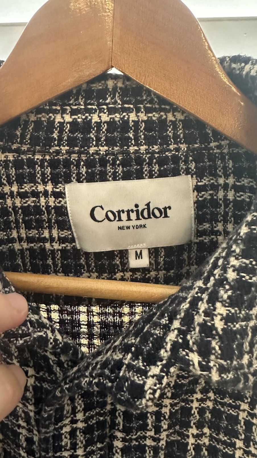 Corridor Reverse Tweed Snow Check Shirt Size US M / EU 48-50 / 2 - 4 Thumbnail