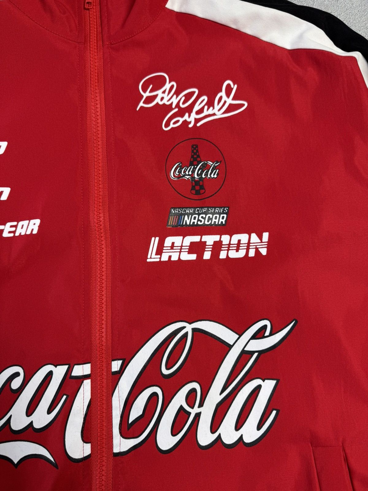 Other Coca Cola NASCAR Zip Up Bomber Jacket Size US M / EU 48-50 / 2 - 6 Thumbnail