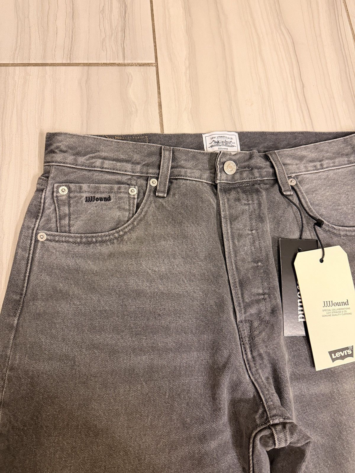 JJJJound × Levi's Levi’s® x JJJJound501® ’93 Jean - Grey Stonewash Size US 32 / EU 48 - 7 Thumbnail