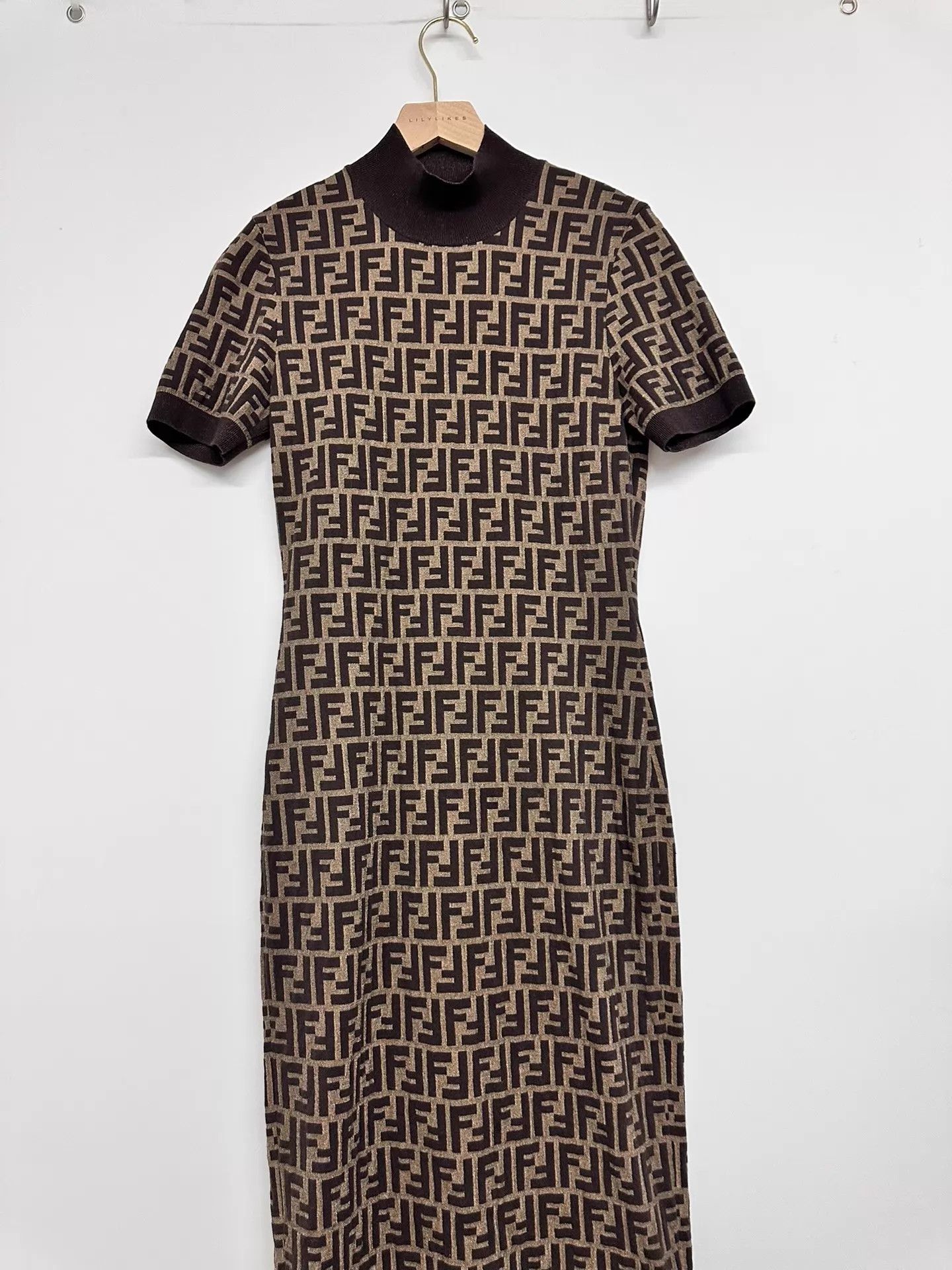 Fendi Fendi all over print women's 40 dress Size S / US 4 / IT 40 - 4 Thumbnail