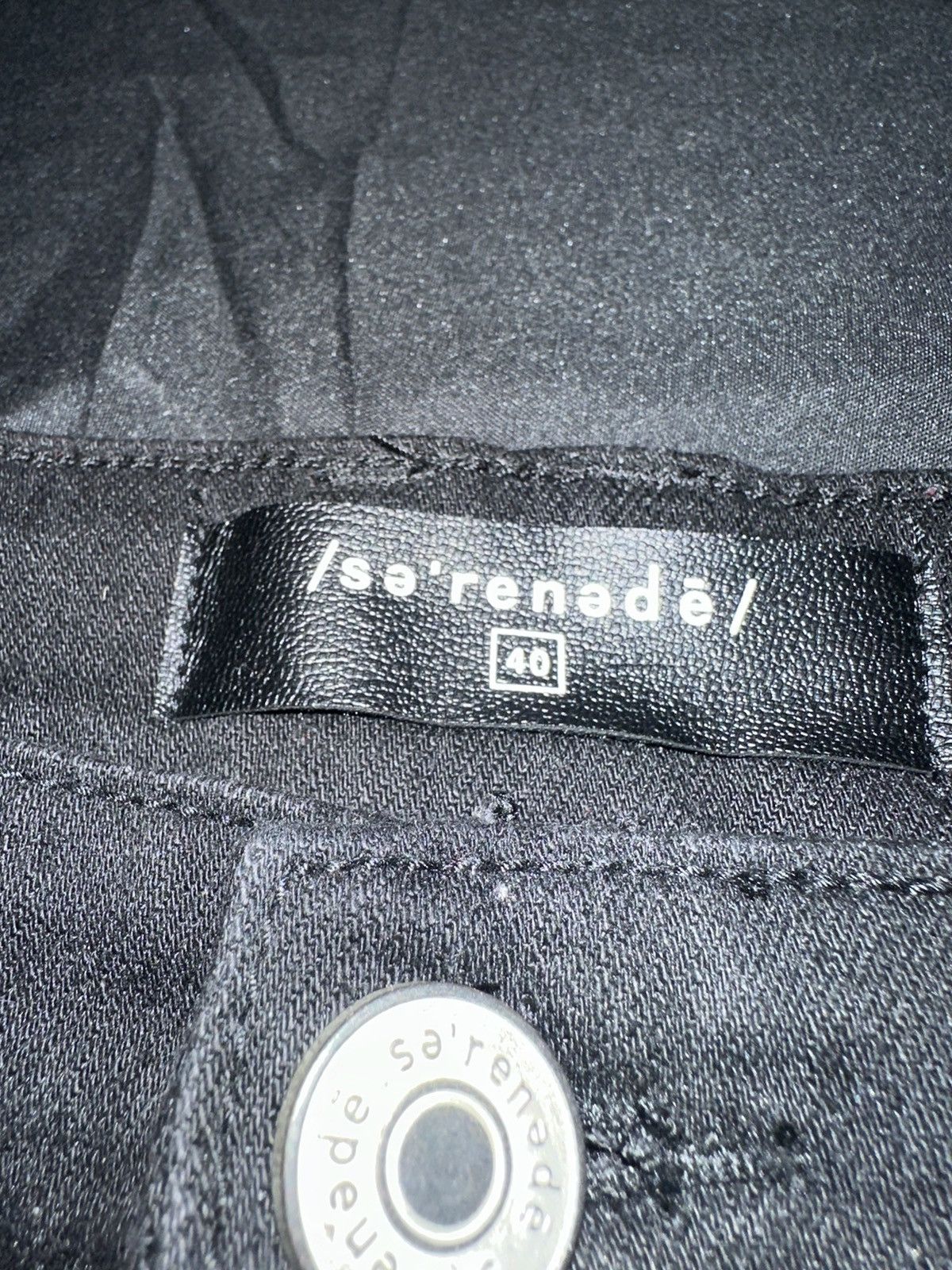 SERENEDE Serenede “Midnight Black” Jeans Size US 40 / EU 56 - 3 Thumbnail