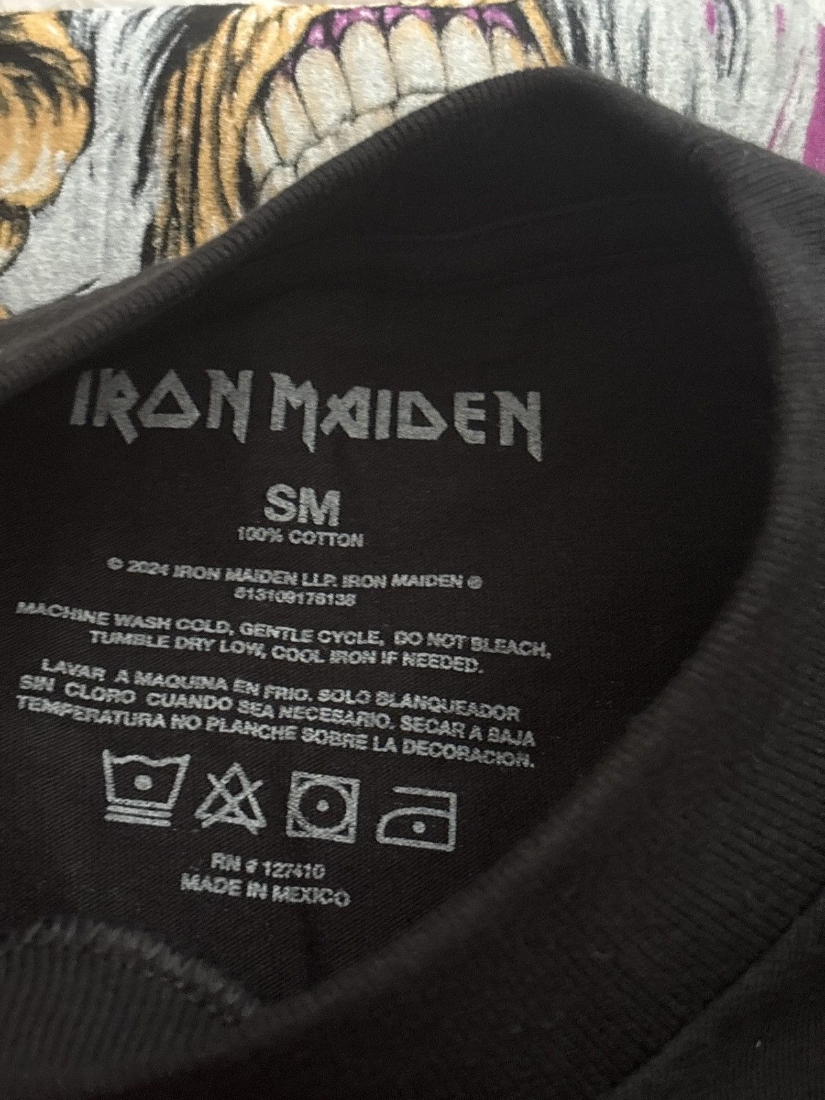 Iron Maiden Iron maiden recreation 2008 La forum Hollywood tour black t Size US S / EU 44-46 / 1 - 3 Thumbnail