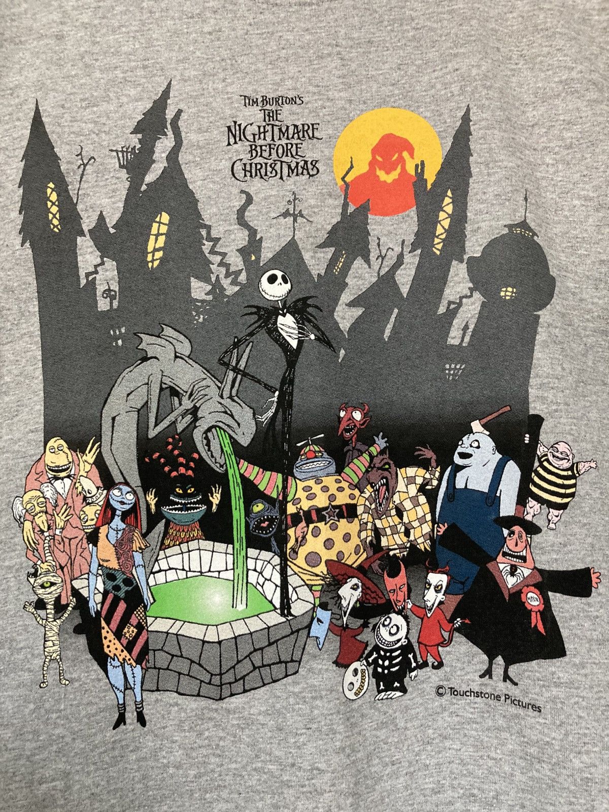 Disney TIM BURTON NIGHTMARE BEFORE CHRISTMAS SHIRT JACK SKELLINGTON Size US L / EU 52-54 / 3 - 5 Thumbnail