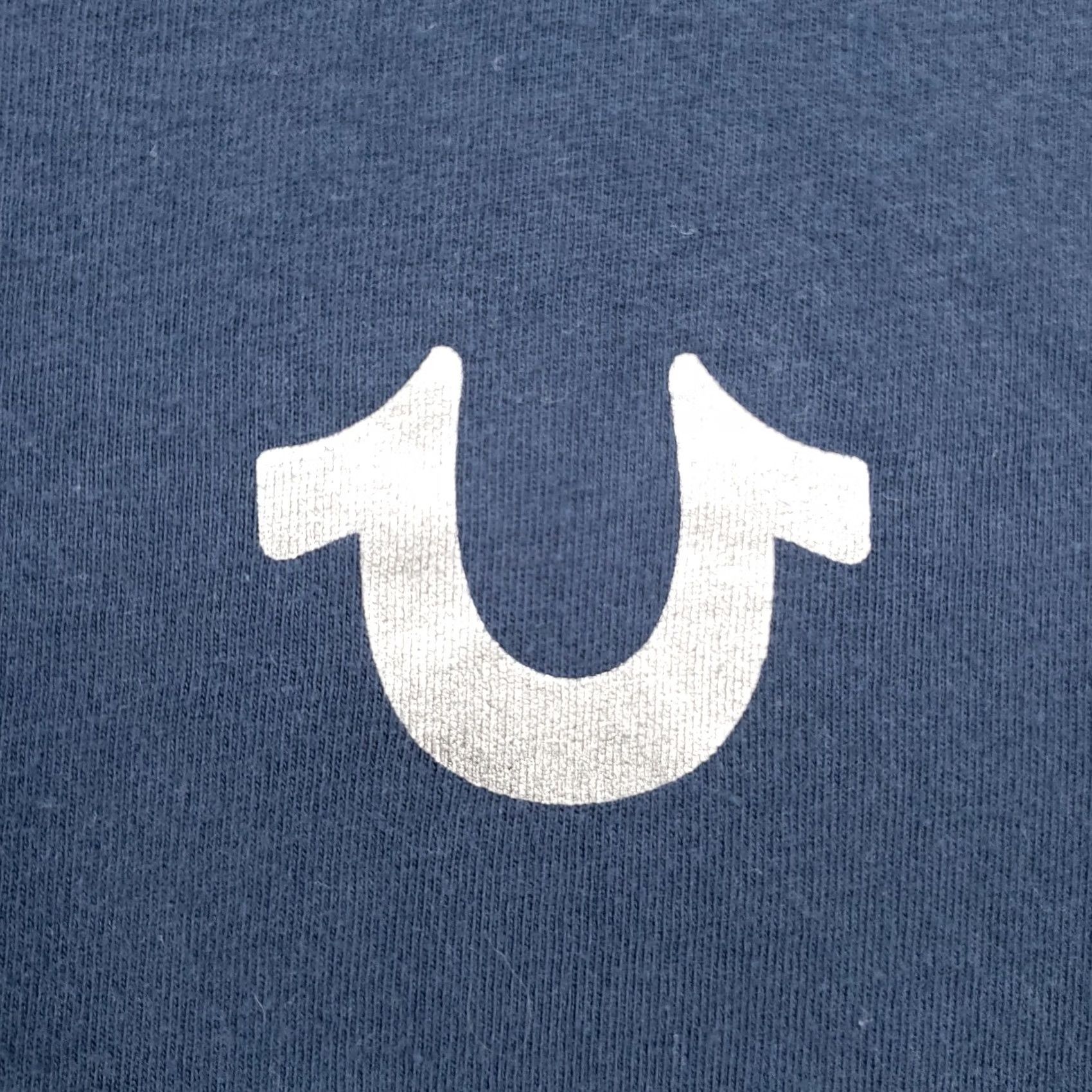 True Religion True Religion Shirt Men M Medium Blue Crew Neck Tee Short Sleeve Logo Graphic Print Summer All Seasons Classic Designer Mens Size US M / EU 48-50 / 2 - 2 Thumbnail