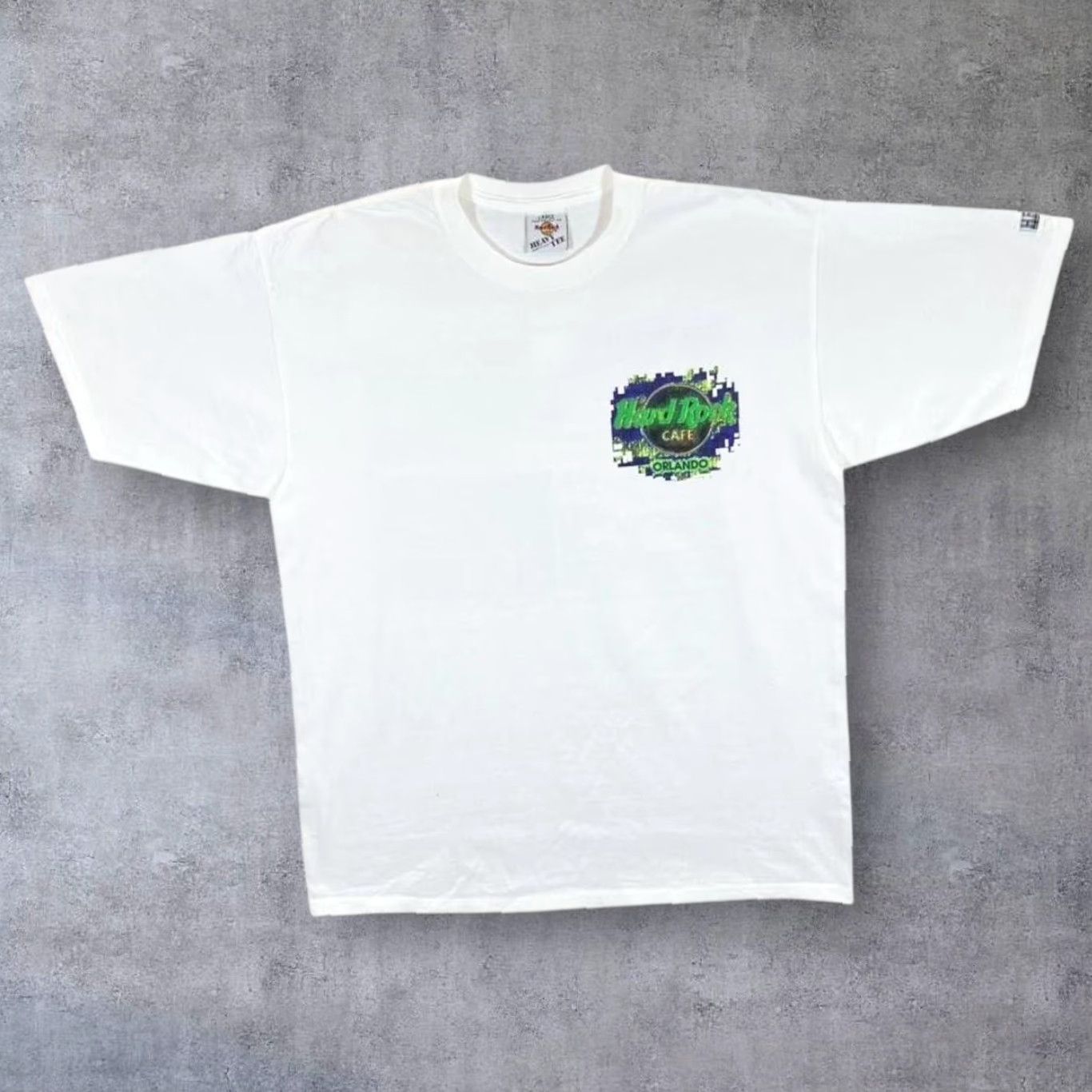 Hard Rock Cafe VINTAGE Hard Rock Cafe Shirt 90s Orlando Logo Graphic White L Mens T-Shirt Size US L / EU 52-54 / 3 - 2 Thumbnail