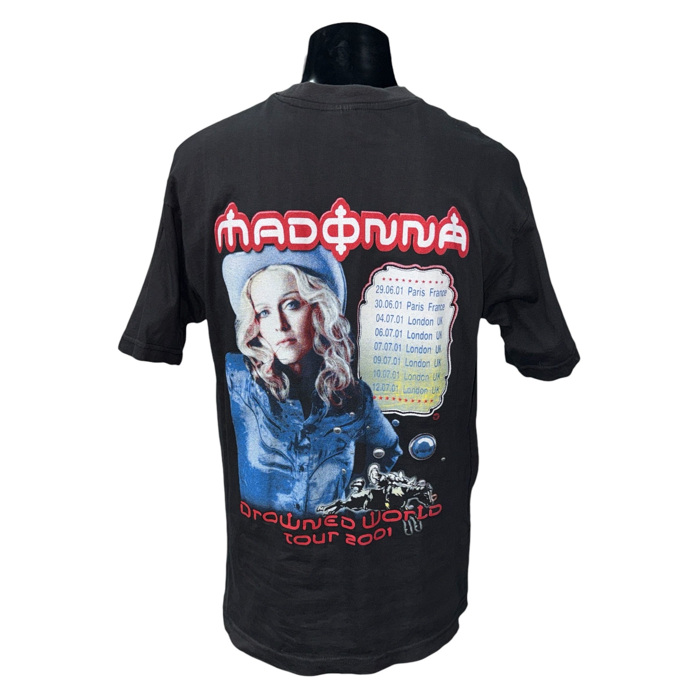 Band Tees × Vintage Madonna Drowned World Tour 2001 Tshirt | Grailed