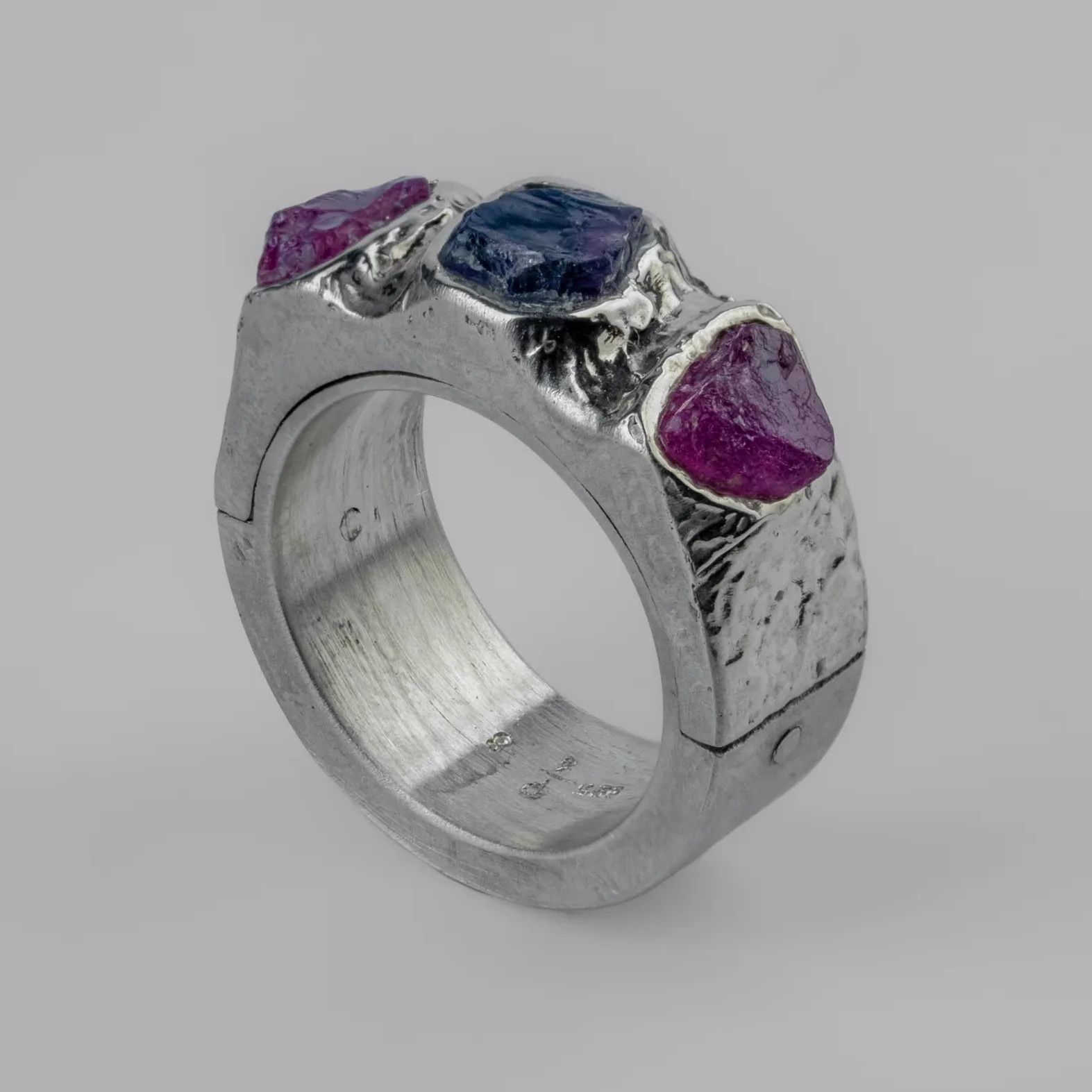 Parts Of Four Parts of Four New Red & Blue Gemstone Ring Size ONE SIZE - 8 Thumbnail
