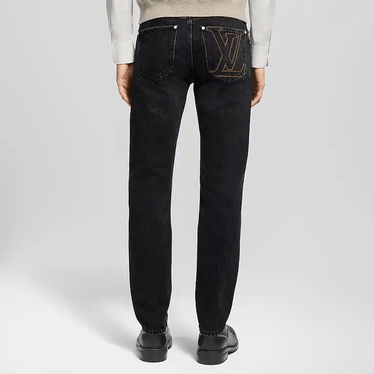 Louis Vuitton Slim Fit Denim Trousers Size US 32 / EU 48 - 3 Thumbnail