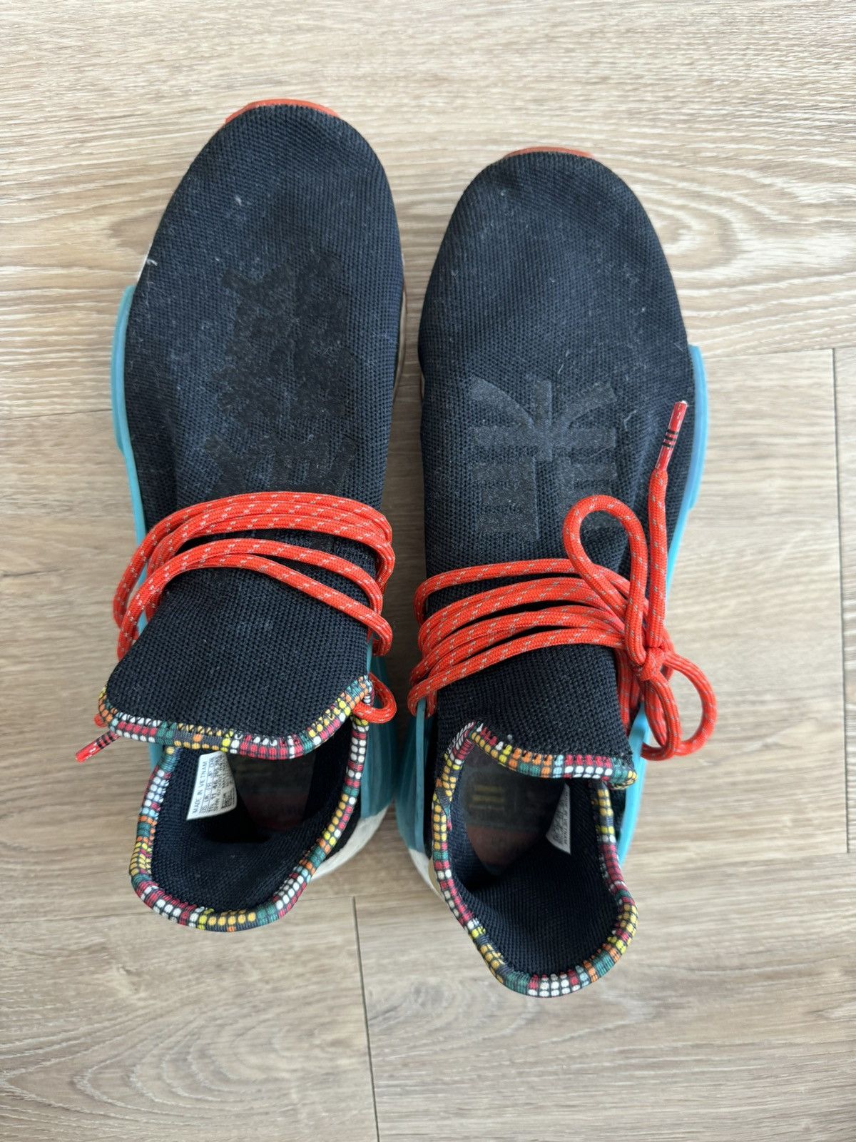 image of Adidas Pharrell Nmd’S Shoes in Black, Men's (Size 11.5)