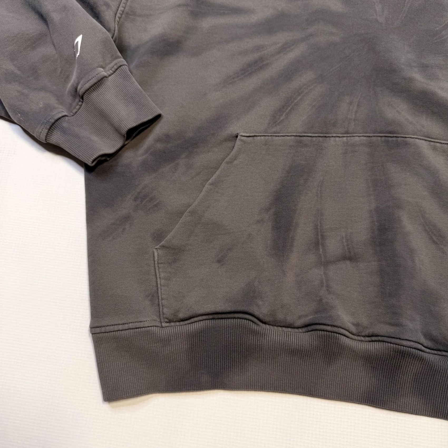 Gymshark Gymshark Hoodie Mens M Gray Tie Dye Pullover Sweatshirt Graphic Print Hooded Pockets Logo Size US M / EU 48-50 / 2 - 3 Thumbnail