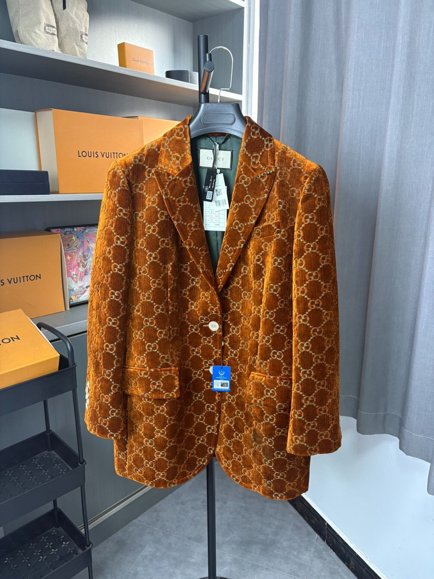 Gucci Gucci Casual Orange Suit 44 Men Size 40R - 1 Thumbnail