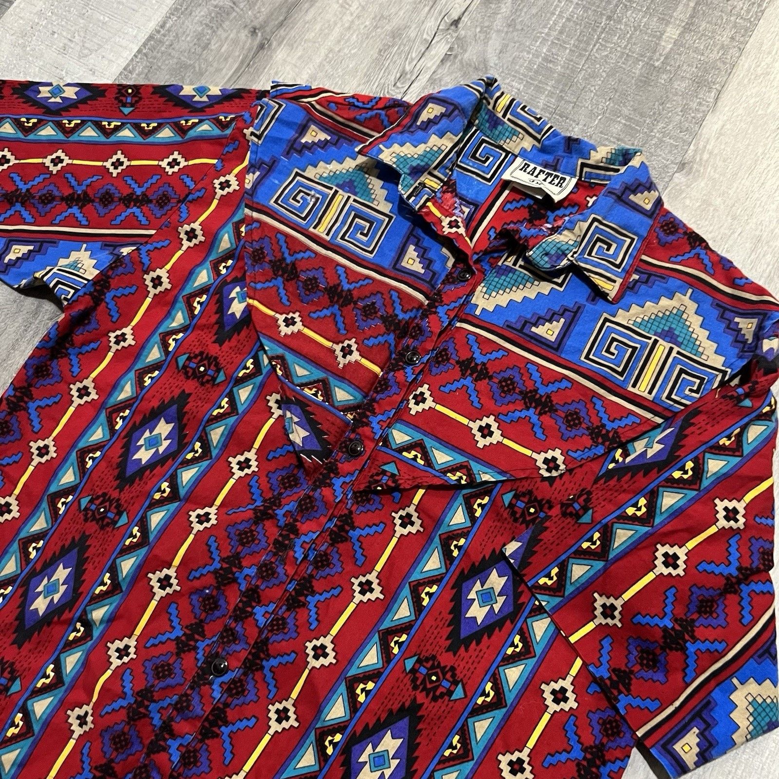 Other Rafter JX Western Aztec Cowboy Shirt Southwestern M Size US M / EU 48-50 / 2 - 2 Thumbnail