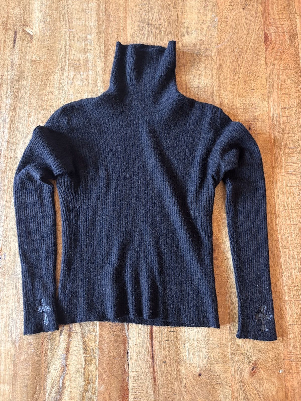 Chrome Hearts Chrome Hearts Patch Turtle Neck Sweater Size US M / EU 48-50 / 2 - 1 Thumbnail