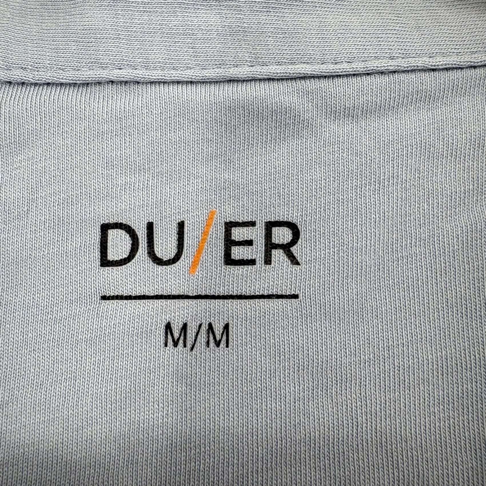 Vintage DU/ER Polo Shirt Mens M Blue Cotton Pocket Tagless Casual Size US M / EU 48-50 / 2 - 3 Thumbnail