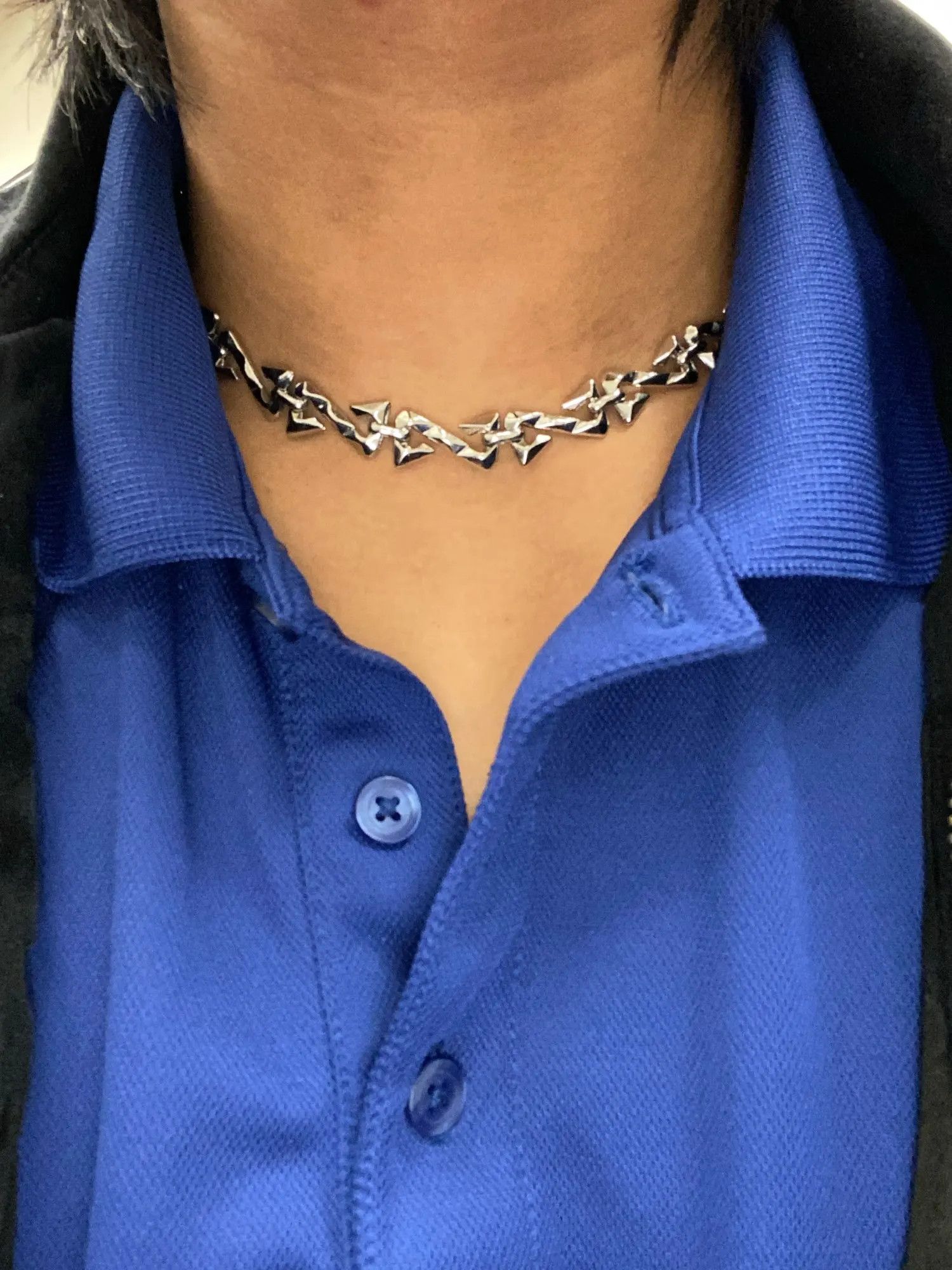 Jewelry Letter Z ChChoker Chain Necklace Size ONE SIZE - 5 Thumbnail