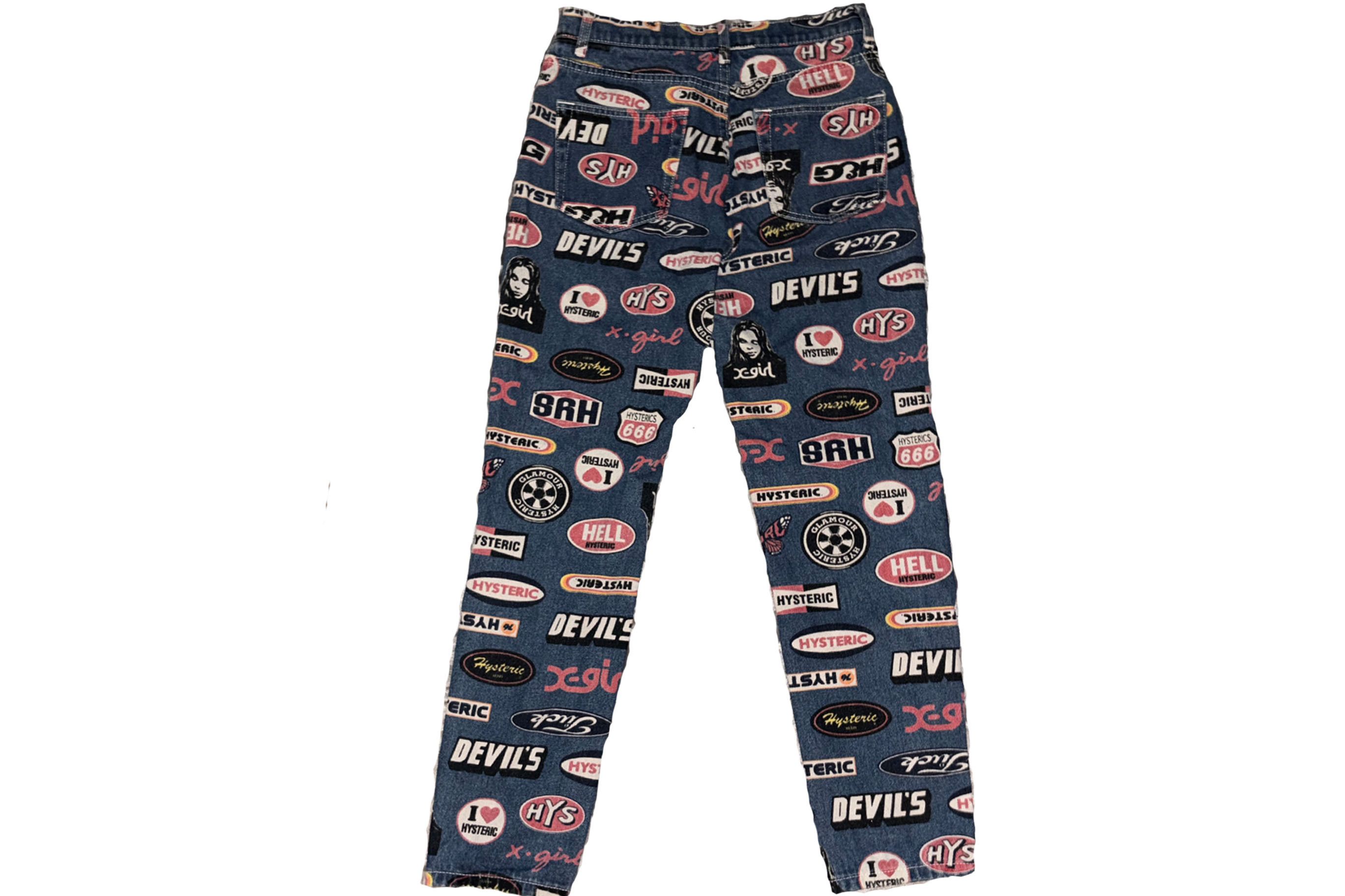 Hysteric Glamour Hysteric Glamour collab X-GIRL Monogram Jean Size 26" / US 2 / IT 38 - 2 Thumbnail
