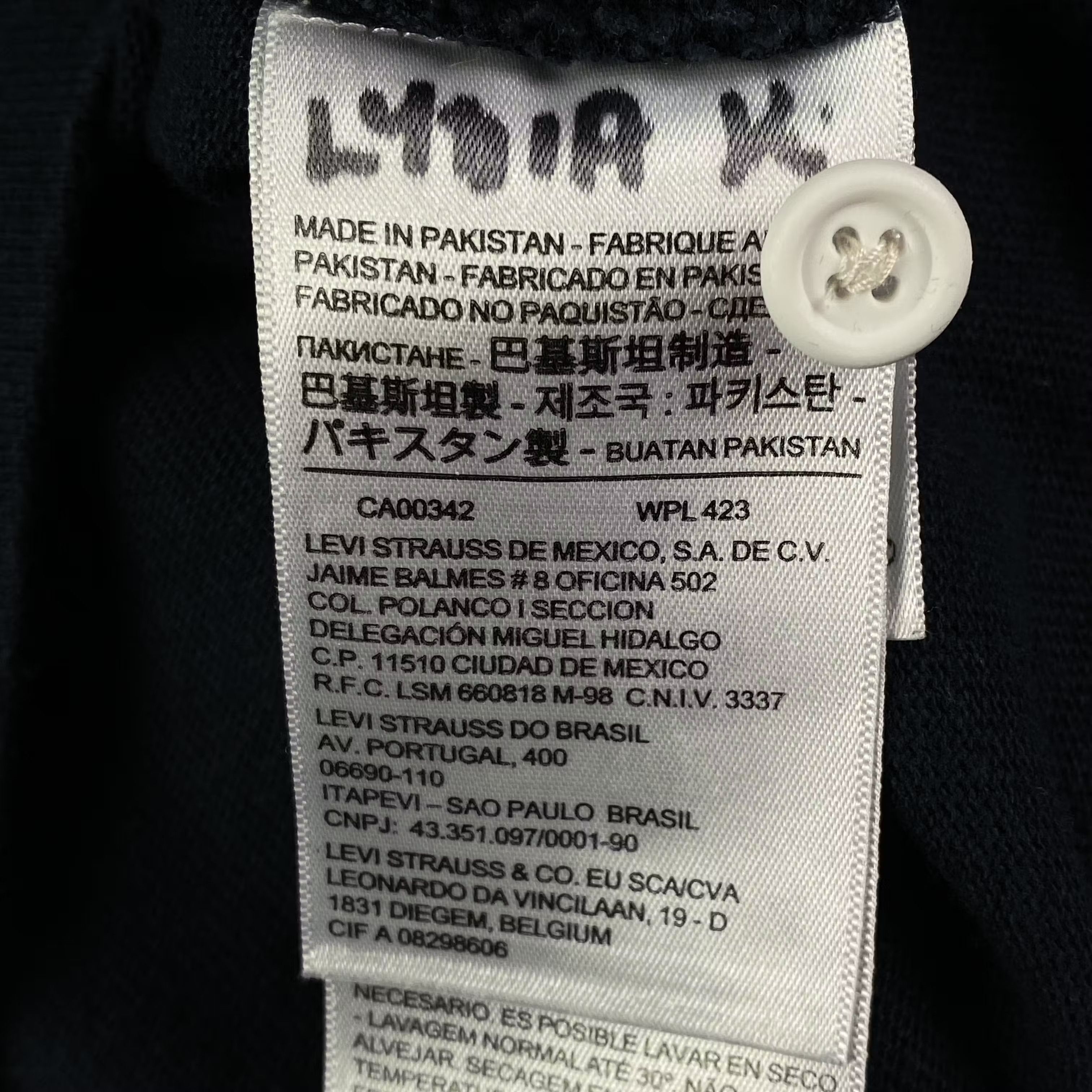 Levi's × Levi's Vintage Clothing Mens Rugby Sweatshirt Levis Big Logo Size S Size US S / EU 44-46 / 1 - 6 Thumbnail