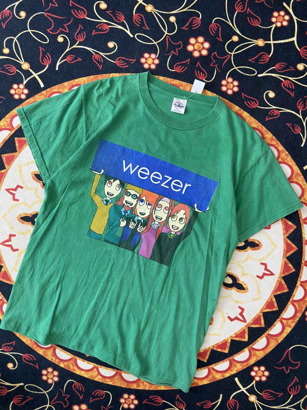 Band Tees × Vintage VINTAGE WEEZER GRAPHIC CARTOON Size US M / EU 48-50 / 2 - 2 Thumbnail