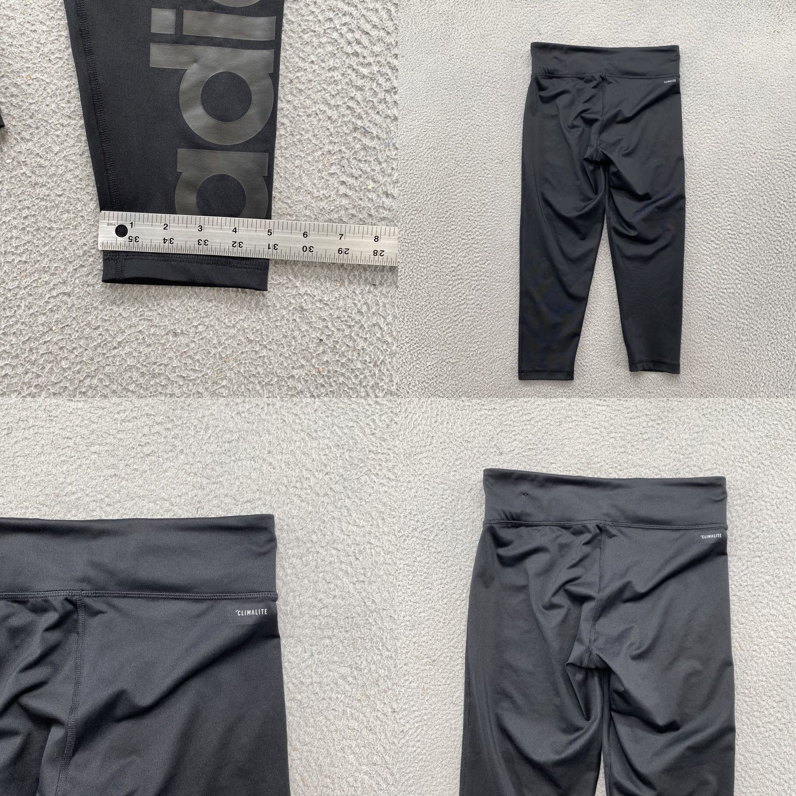 Adidas Adidas Climalite Black Ankle Legging Pants Women’s Medium Size M Black Leggings Workout Yoga Size 32" / US 10 / IT 46 - 8 Thumbnail