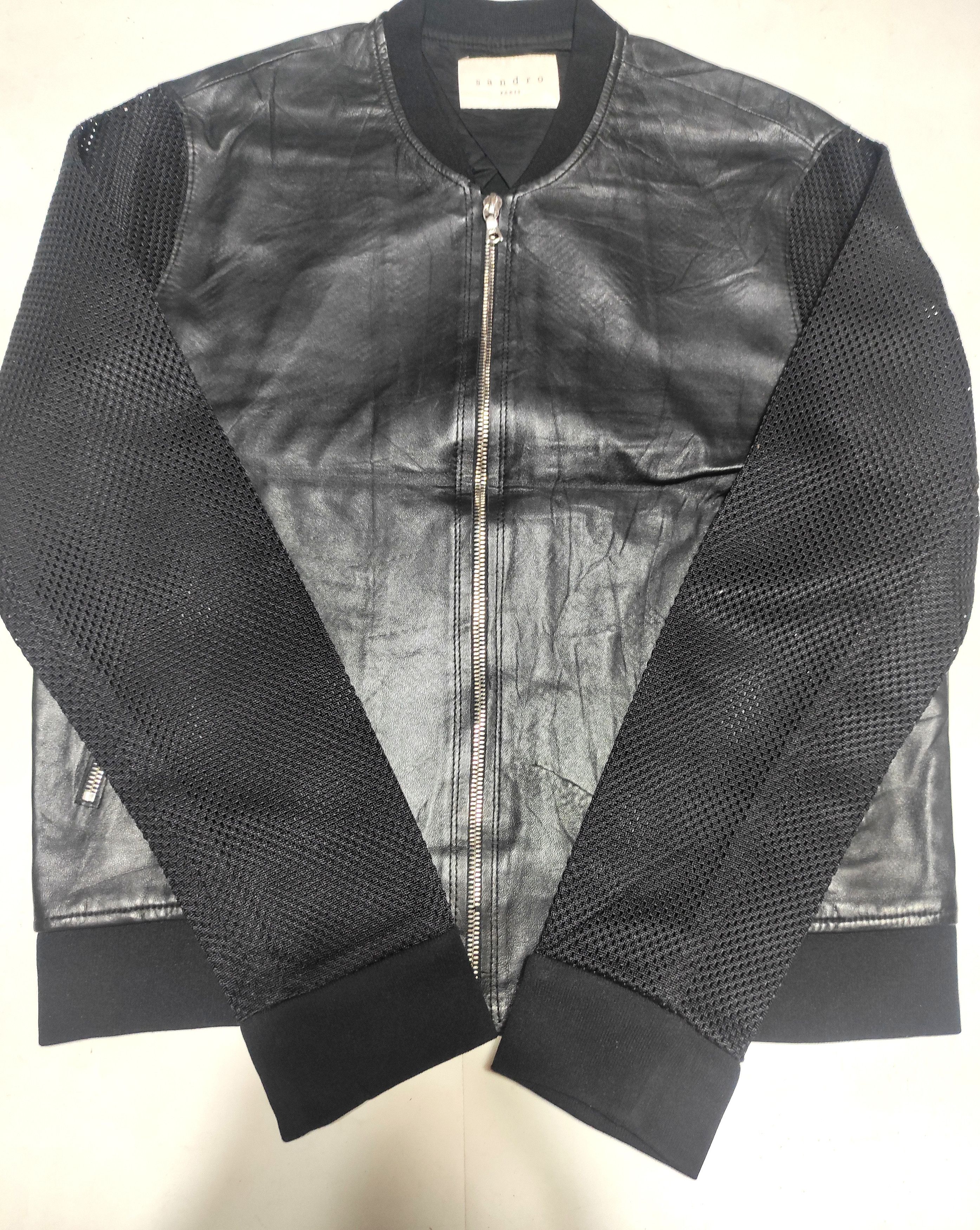 Sandro Unique Sandro leather jacket calf skin Made in France Size XS / US 0-2 / IT 36-38 - 8 Thumbnail
