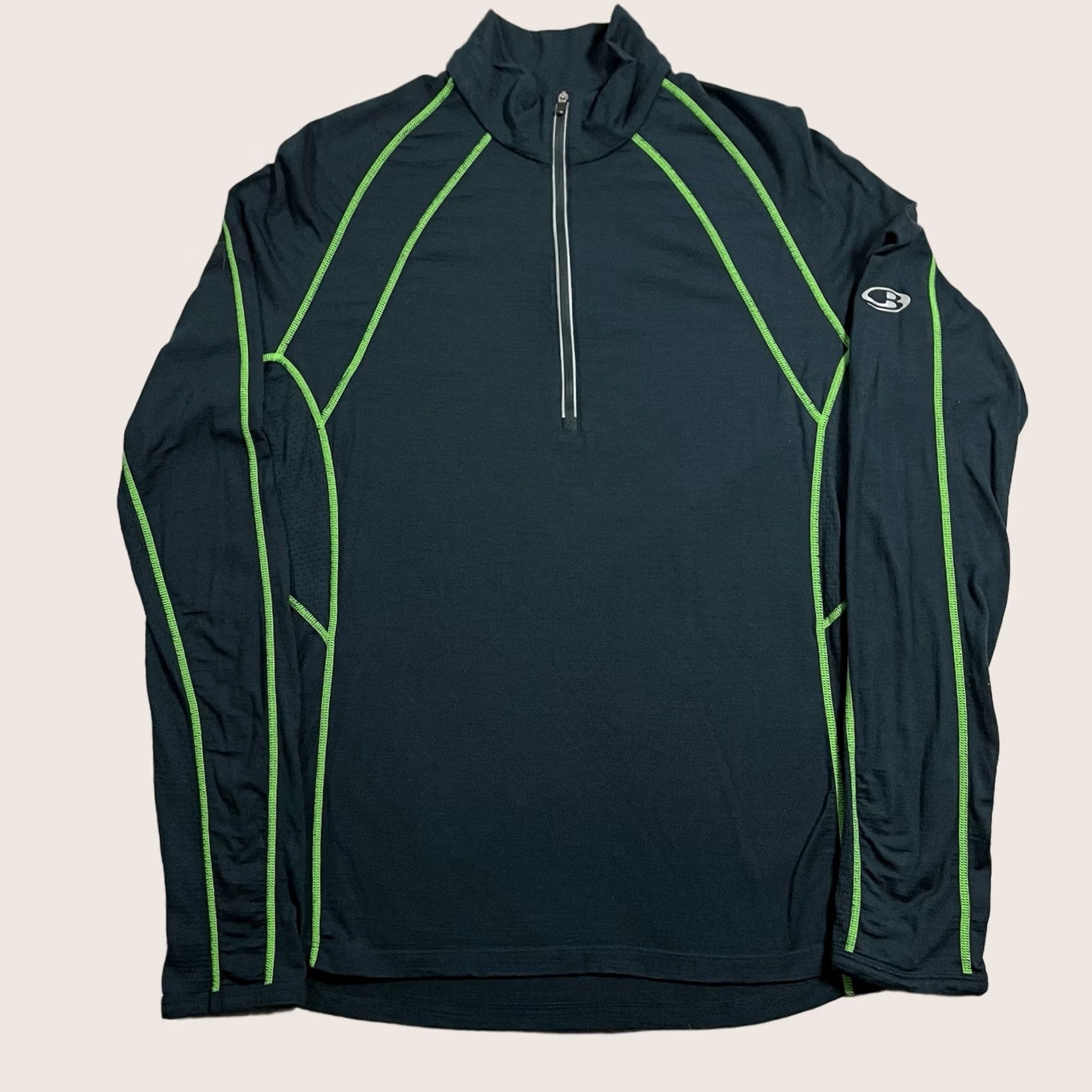 Icebreaker Icebreaker GT Merino 1/4 Zip Pullover Men S Blue Wool Regular Long Sleeve 200 Merino 1/4 Zip Outdoor Outdoorwear Activewear Casual Size US S / EU 44-46 / 1 - 1 Thumbnail