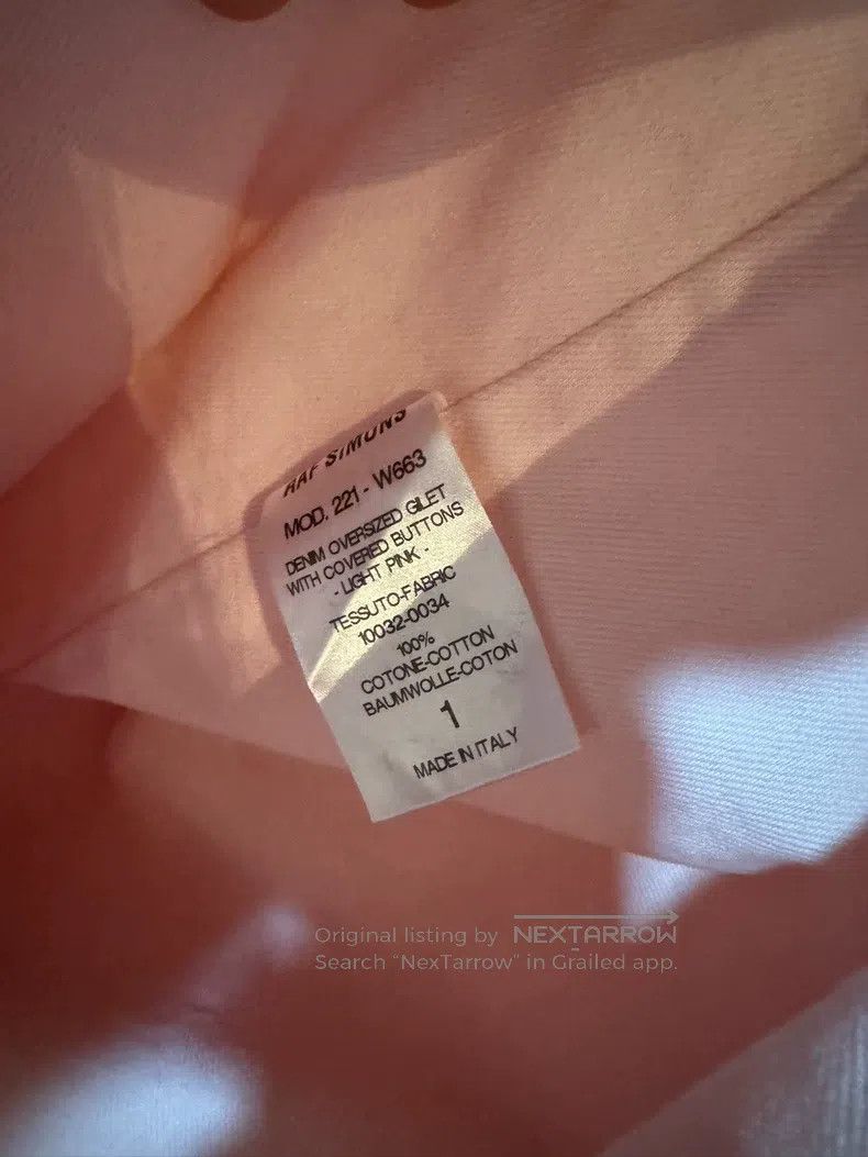 Raf Simons Raf simons size 1 22ss cowboy leather brand big button ve Size 34S - 7 Thumbnail