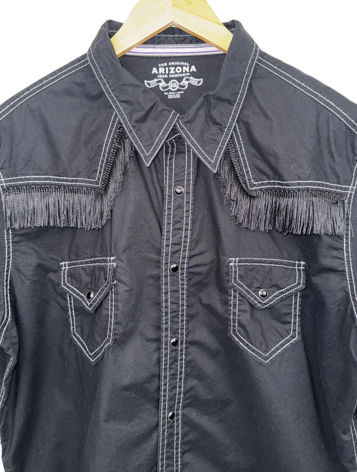 Designer Vintage Arizona Jean Co Western Shirt Pearl Snap Sz 2XL Size US XXL / EU 58 / 5 - 3 Thumbnail