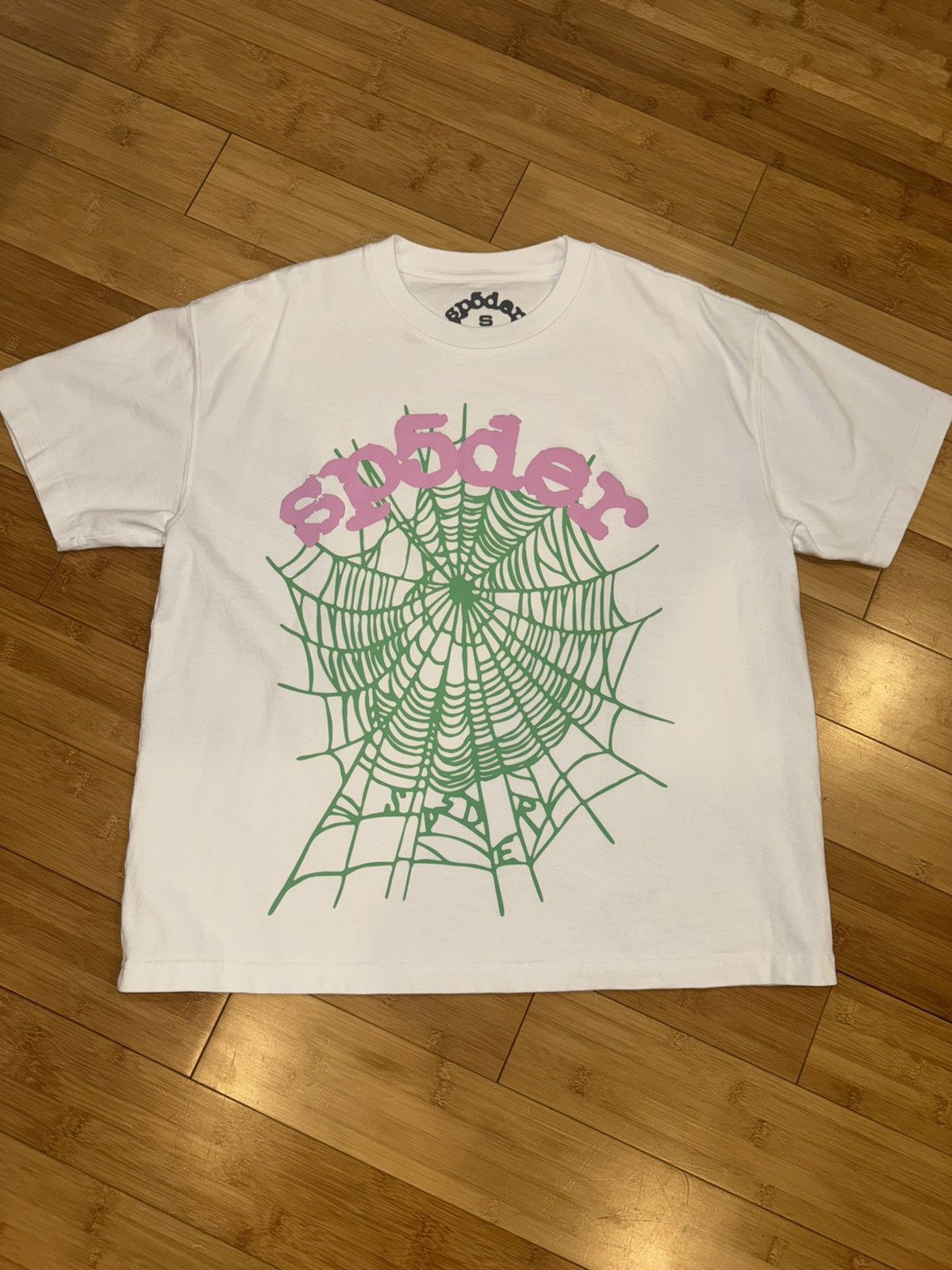 Sp5der Sp5der OG Web Tee White - Size Small Size US S / EU 44-46 / 1 - 1 Thumbnail
