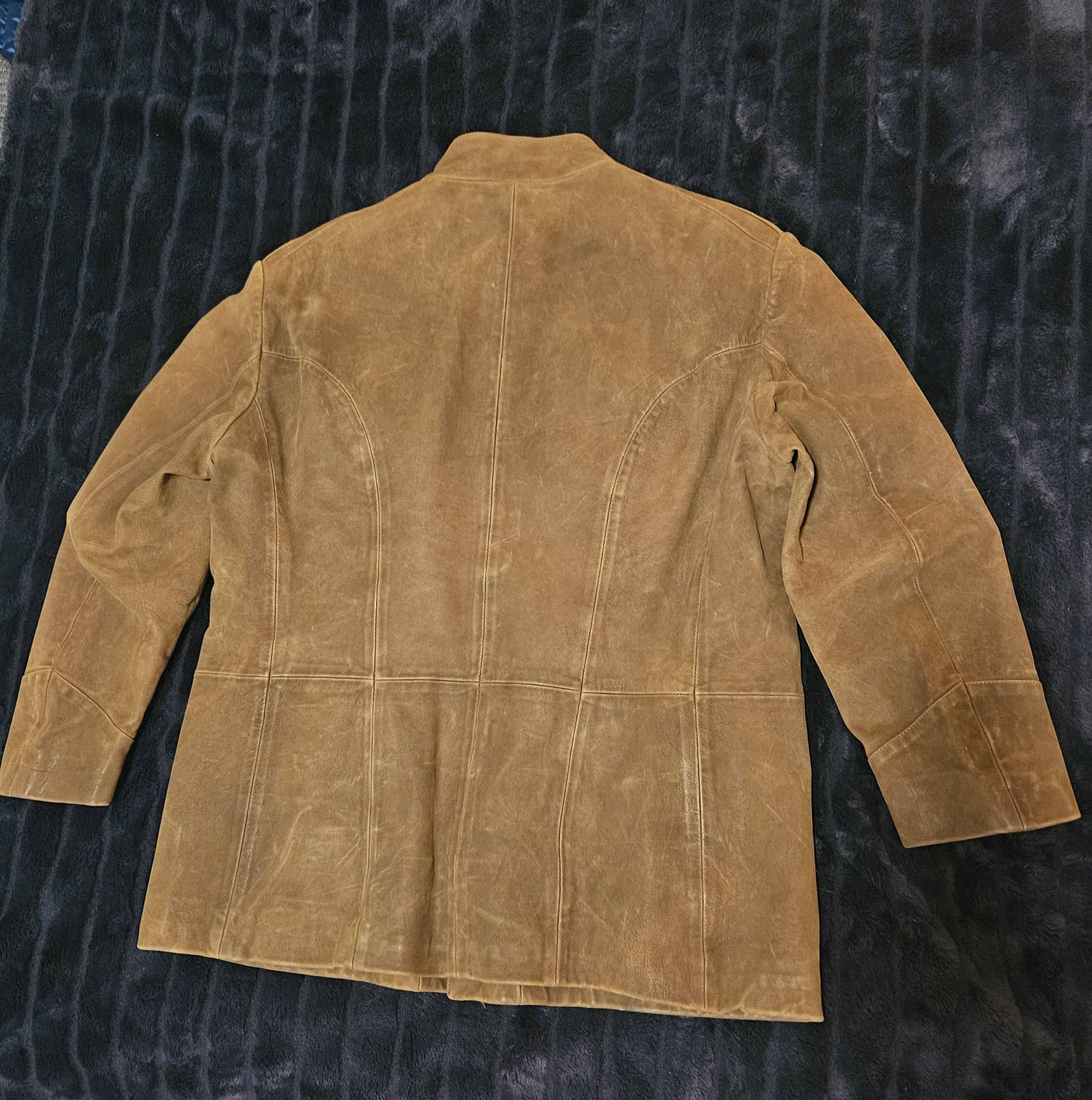Ralph Lauren Purple Label Military Style Leather Jacket Size US XXL / EU 58 / 5 - 4 Thumbnail