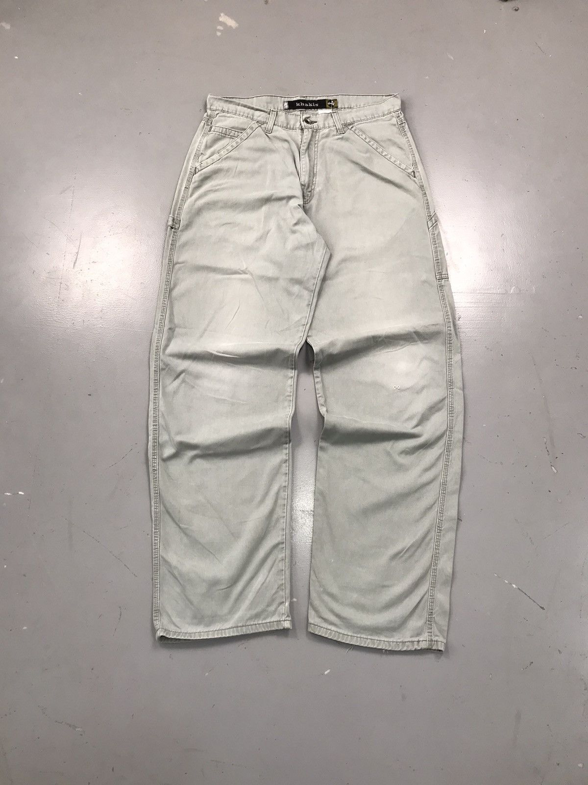 Levi's × Levi's Vintage Clothing 90s vintage Levi’s silver tab khakhi carpenter denim Size US 35 - 1 Thumbnail