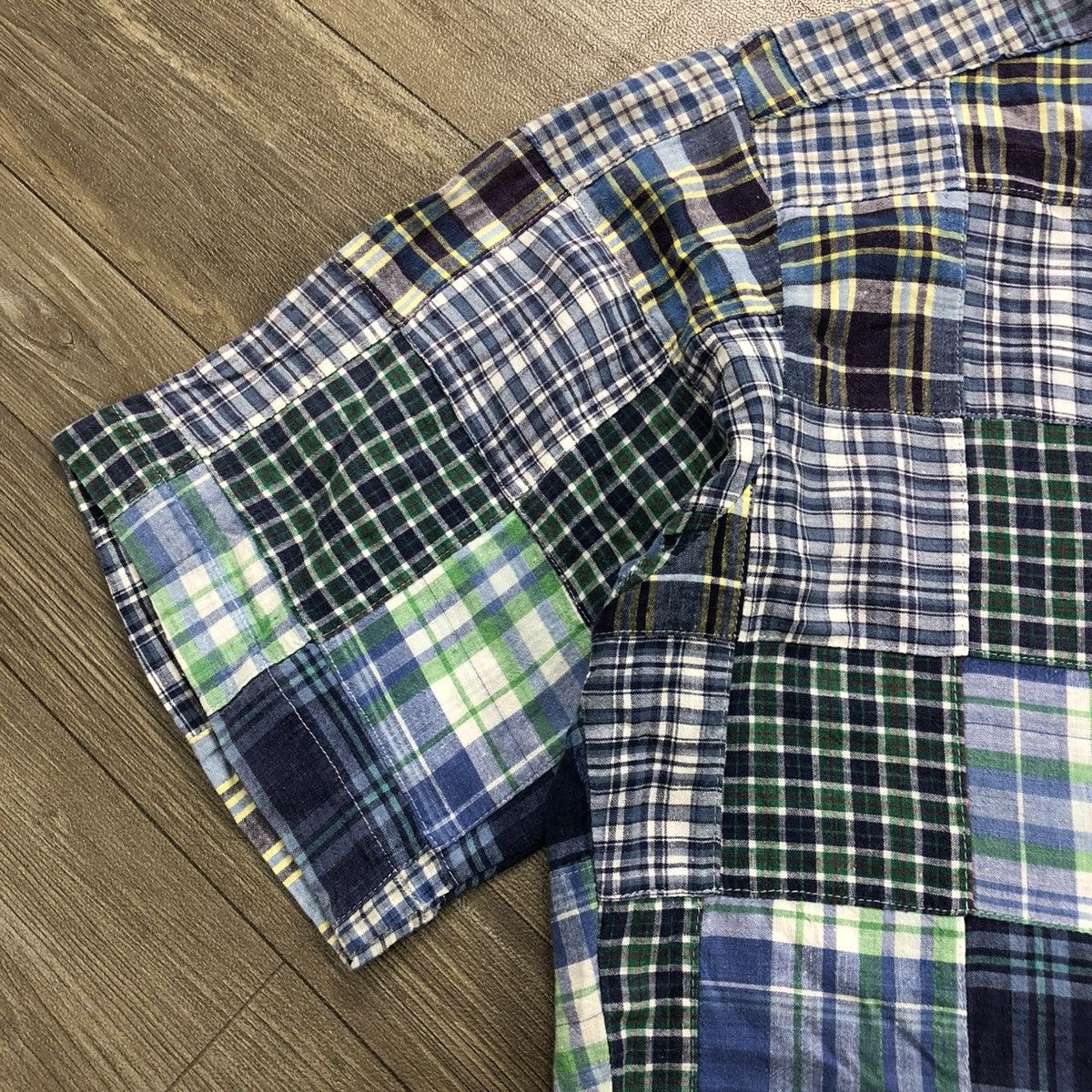 Japanese Brand Vintage Cleve USA Patchwork Shirt Y2K Ifsixwasnine Lgb Goa Size US M / EU 48-50 / 2 - 6 Thumbnail